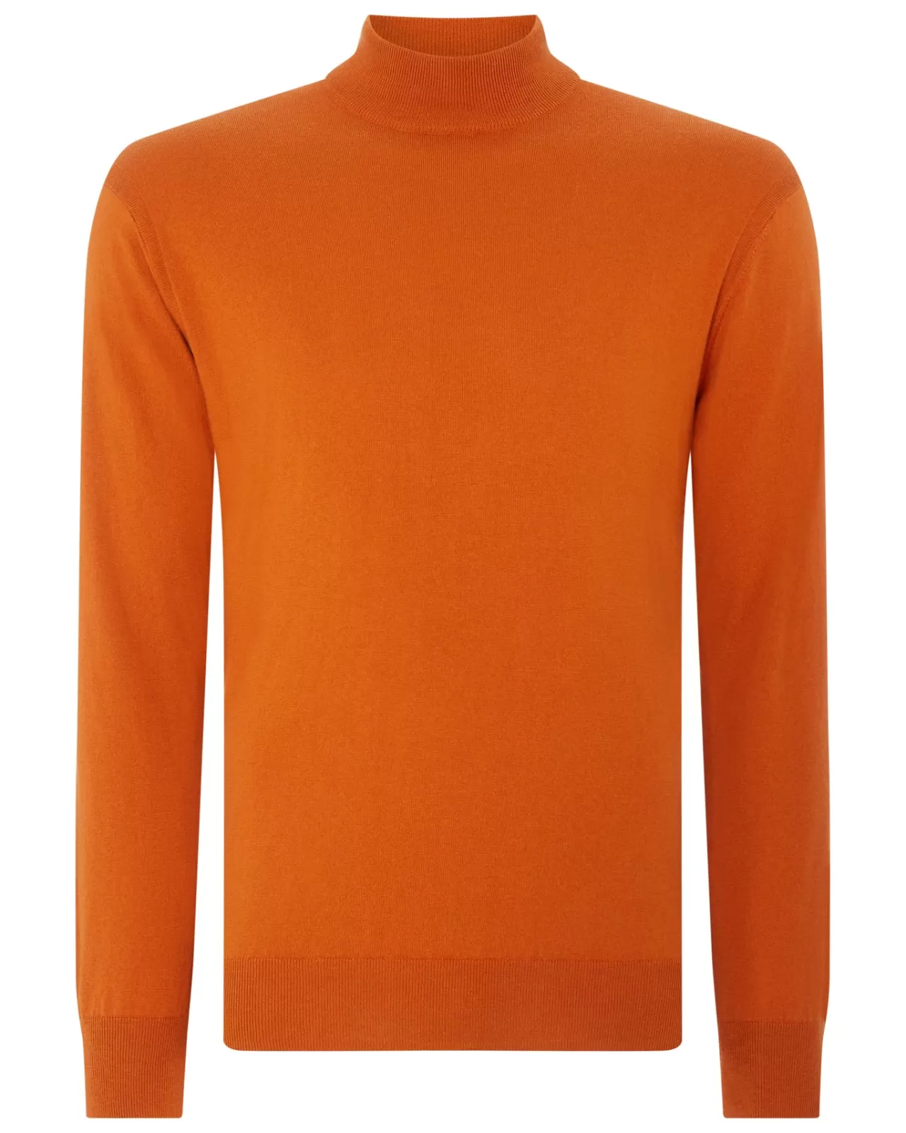 Men N.Peal Roll Necks | 007 Cotton Cashmere Mock Turtle Neck Jumper