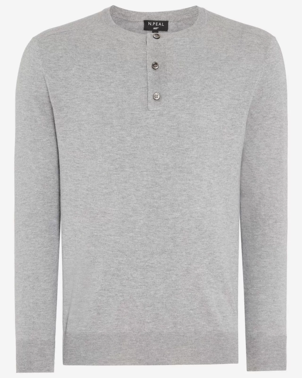 Men N.Peal Round Necks | 007 Round Neck Cotton Cashmere Henley