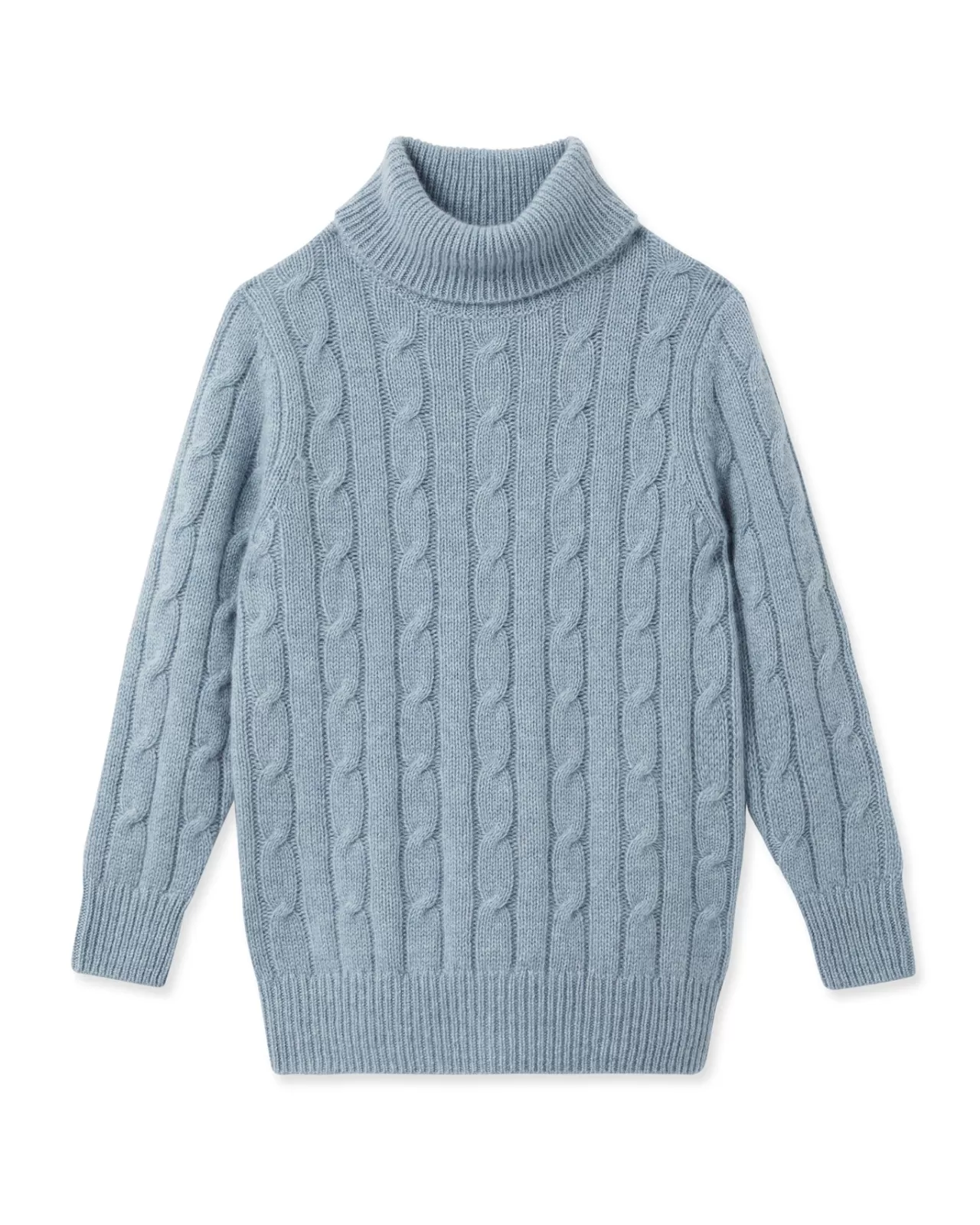 Children N.Peal Boys | Boys Cable Roll Neck Cashmere Jumper