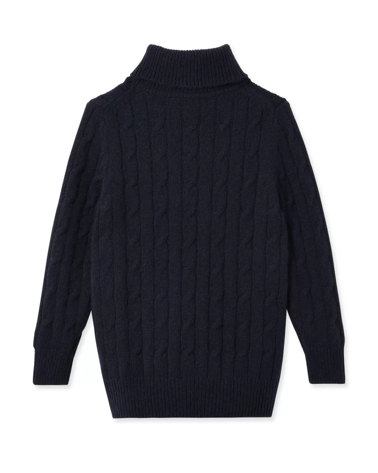 Children N.Peal Boys | Boys Cable Roll Neck Cashmere Jumper