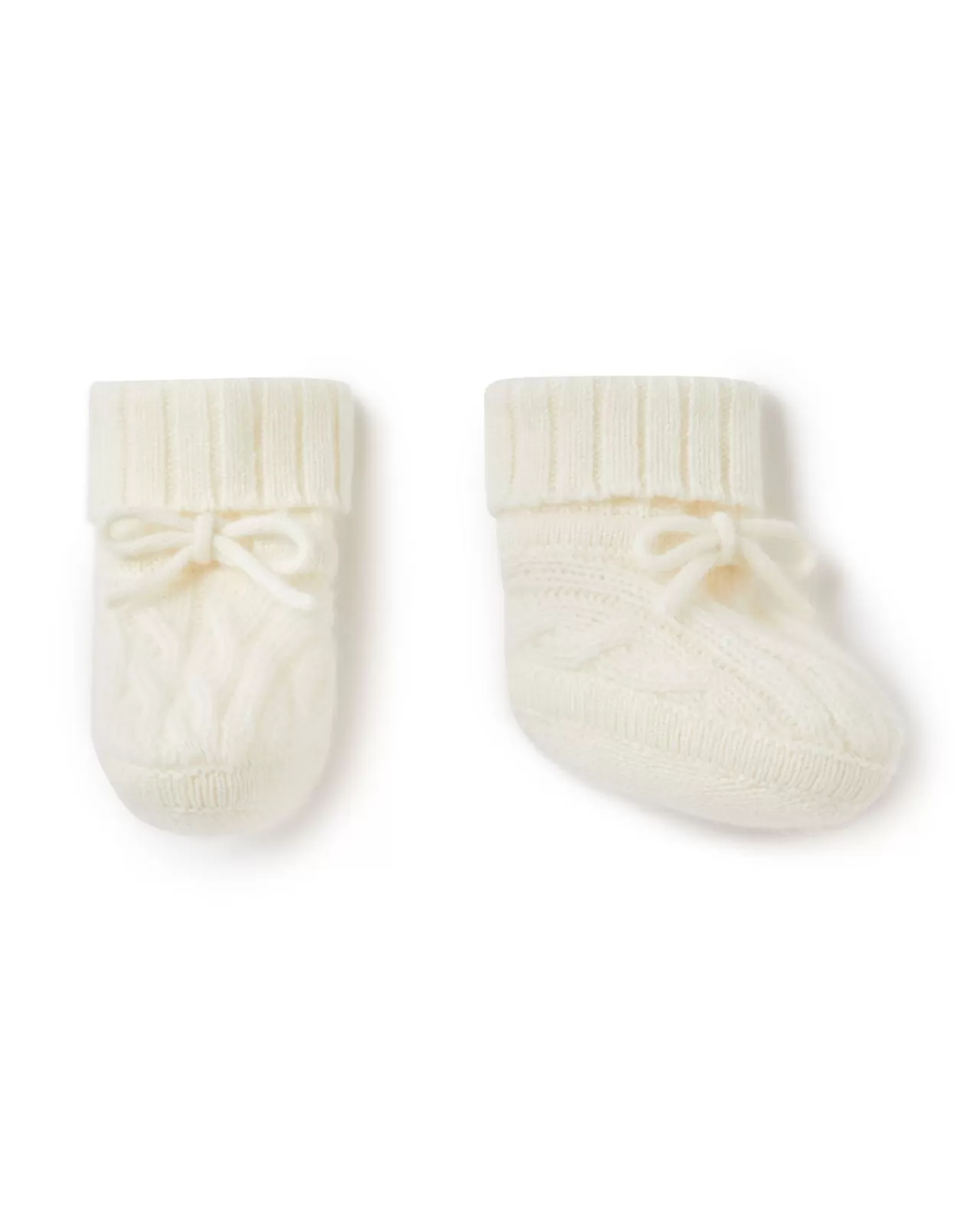 Children N.Peal Baby | Cable Cashmere Booties