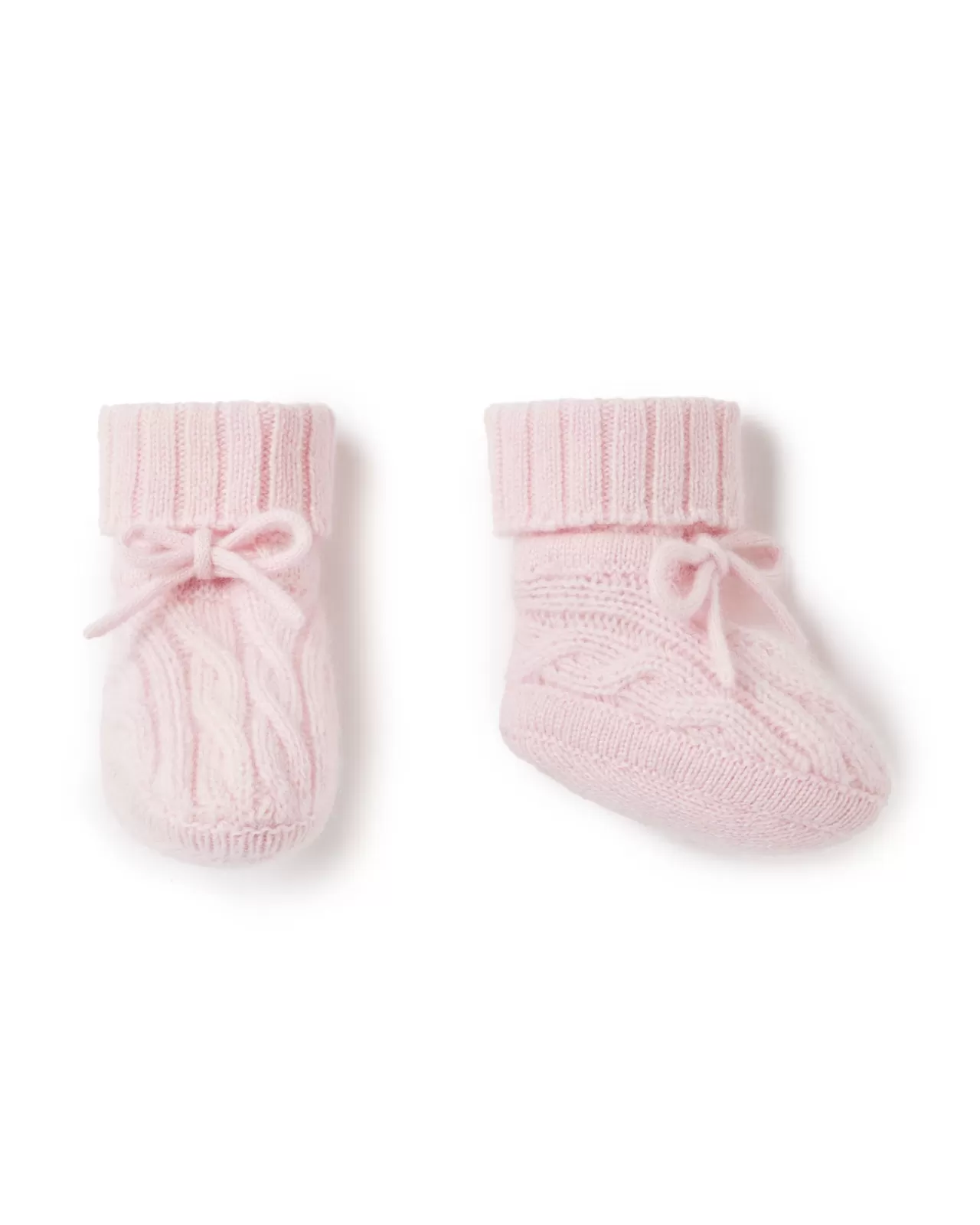 Children N.Peal Baby | Cable Cashmere Booties