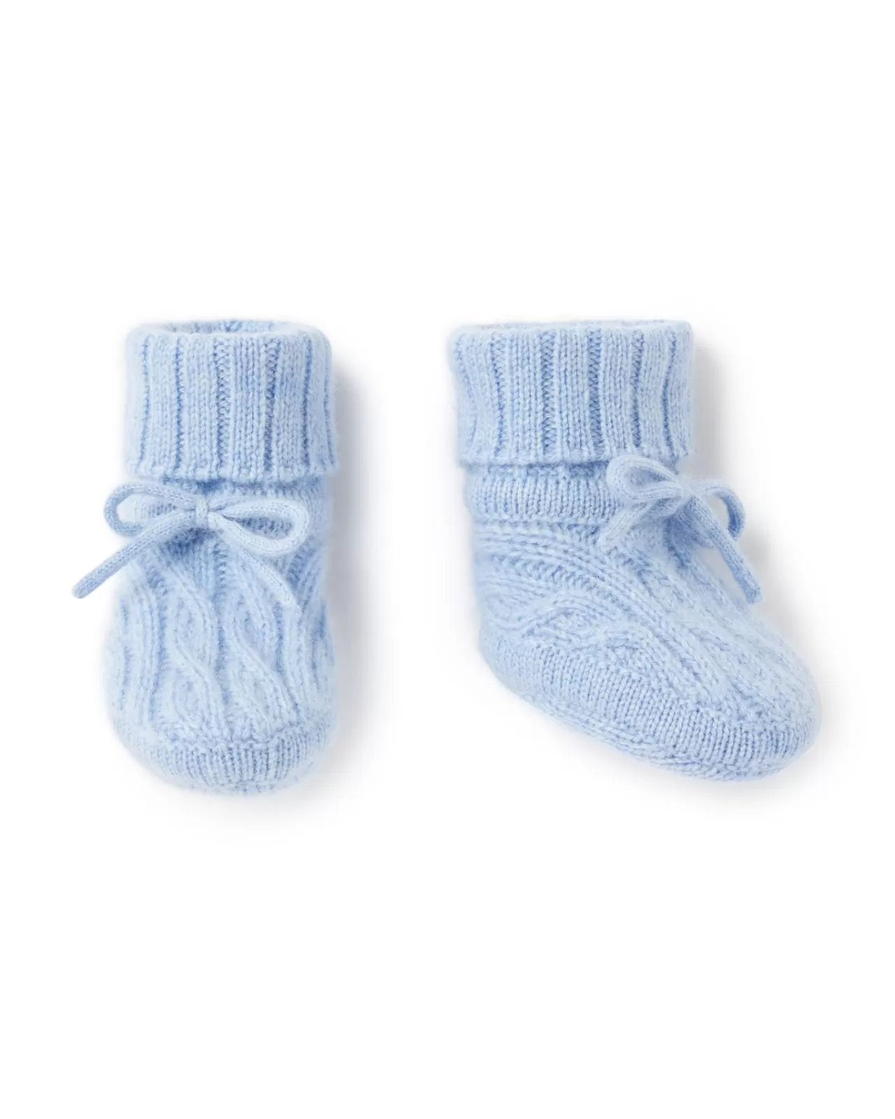 Children N.Peal Baby | Cable Cashmere Booties