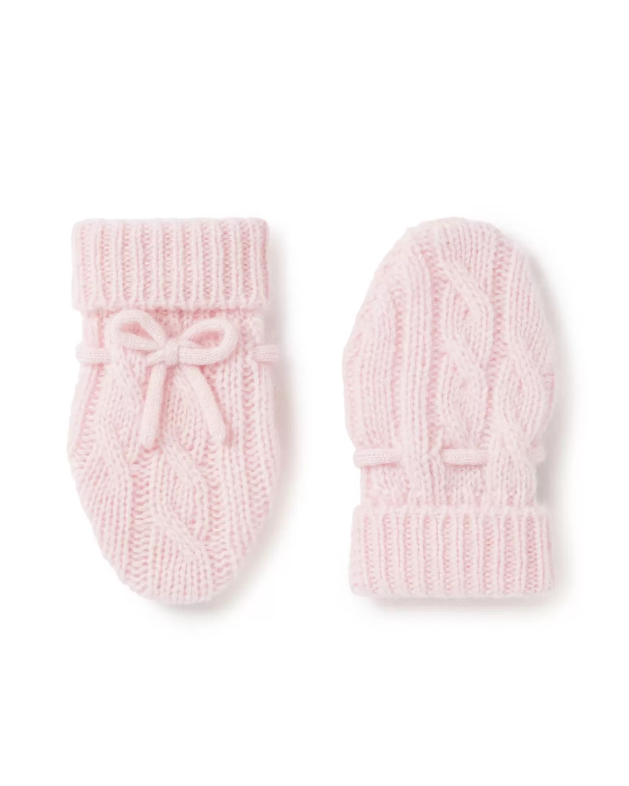 Children N.Peal Baby | Cable Cashmere Mittens