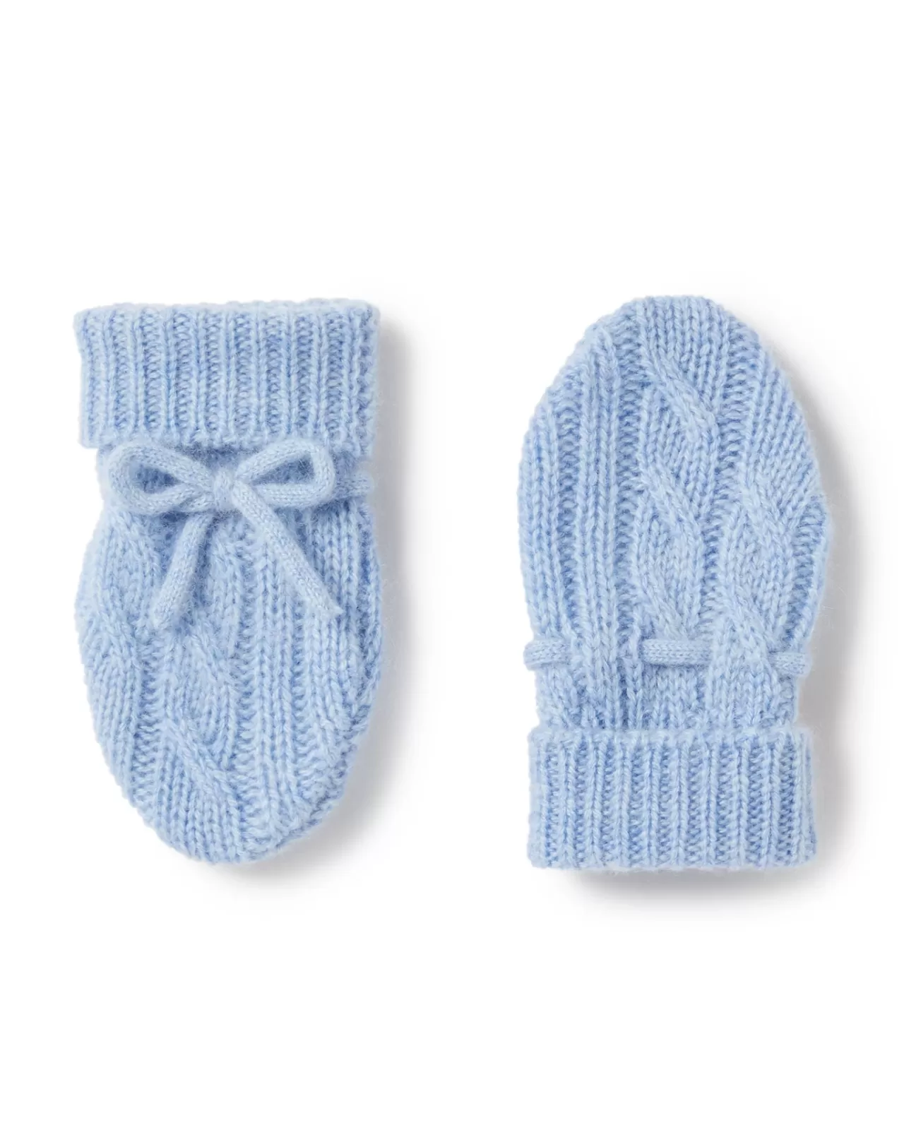 Children N.Peal Baby | Cable Cashmere Mittens