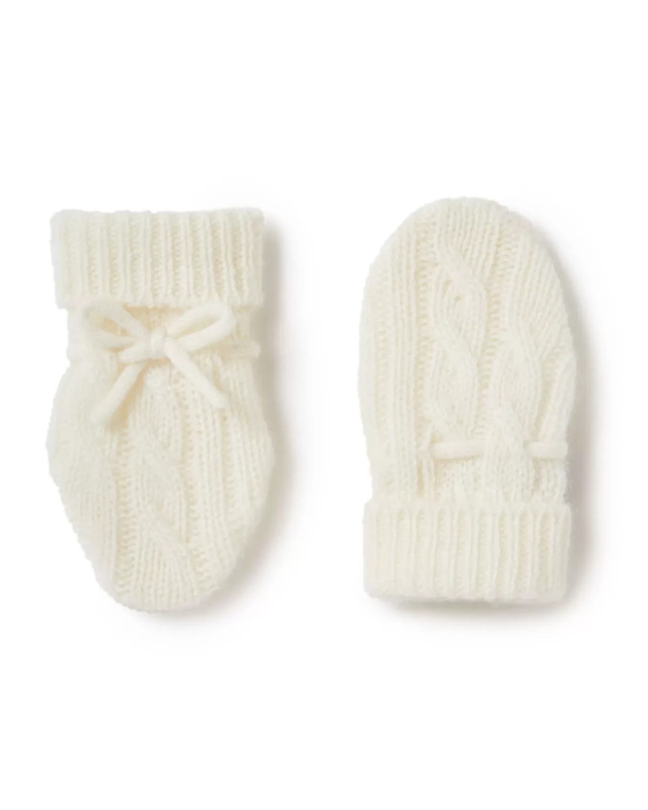 Children N.Peal Baby | Cable Cashmere Mittens