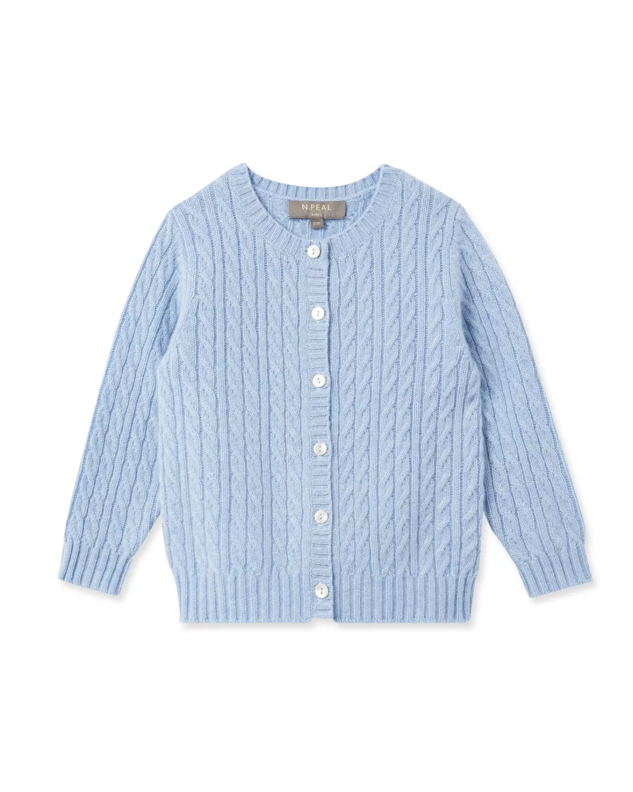 Children N.Peal Baby | Cashmere Cable Cardigan