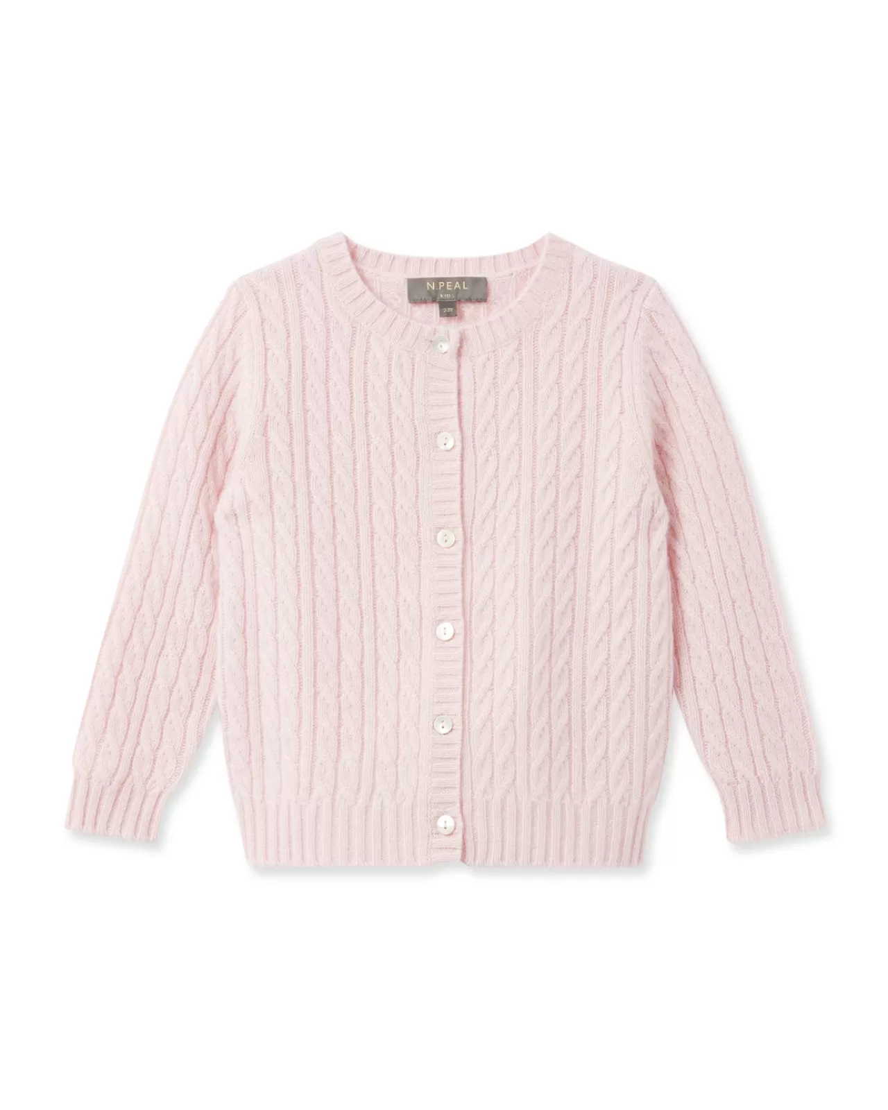 Children N.Peal Baby | Cashmere Cable Cardigan