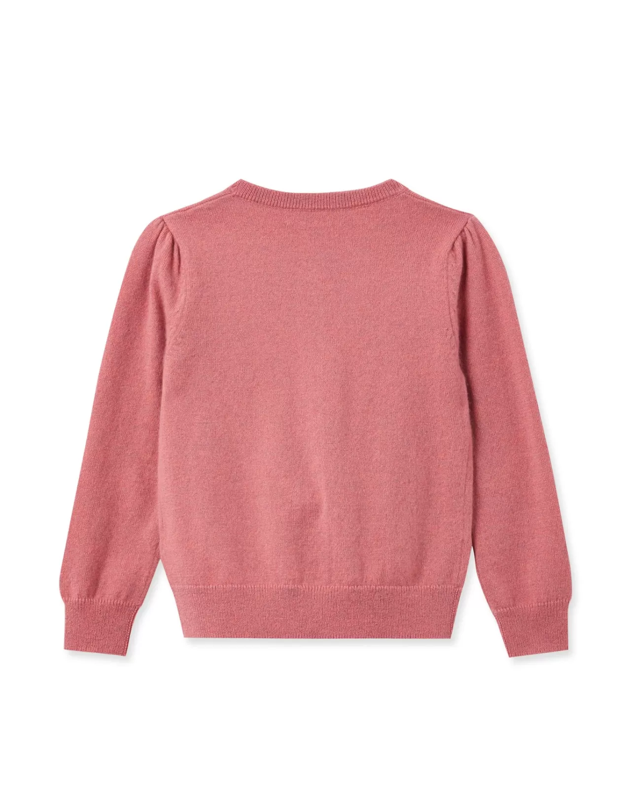 Children N.Peal Girls | Girls Round Neck Cashmere Cardigan