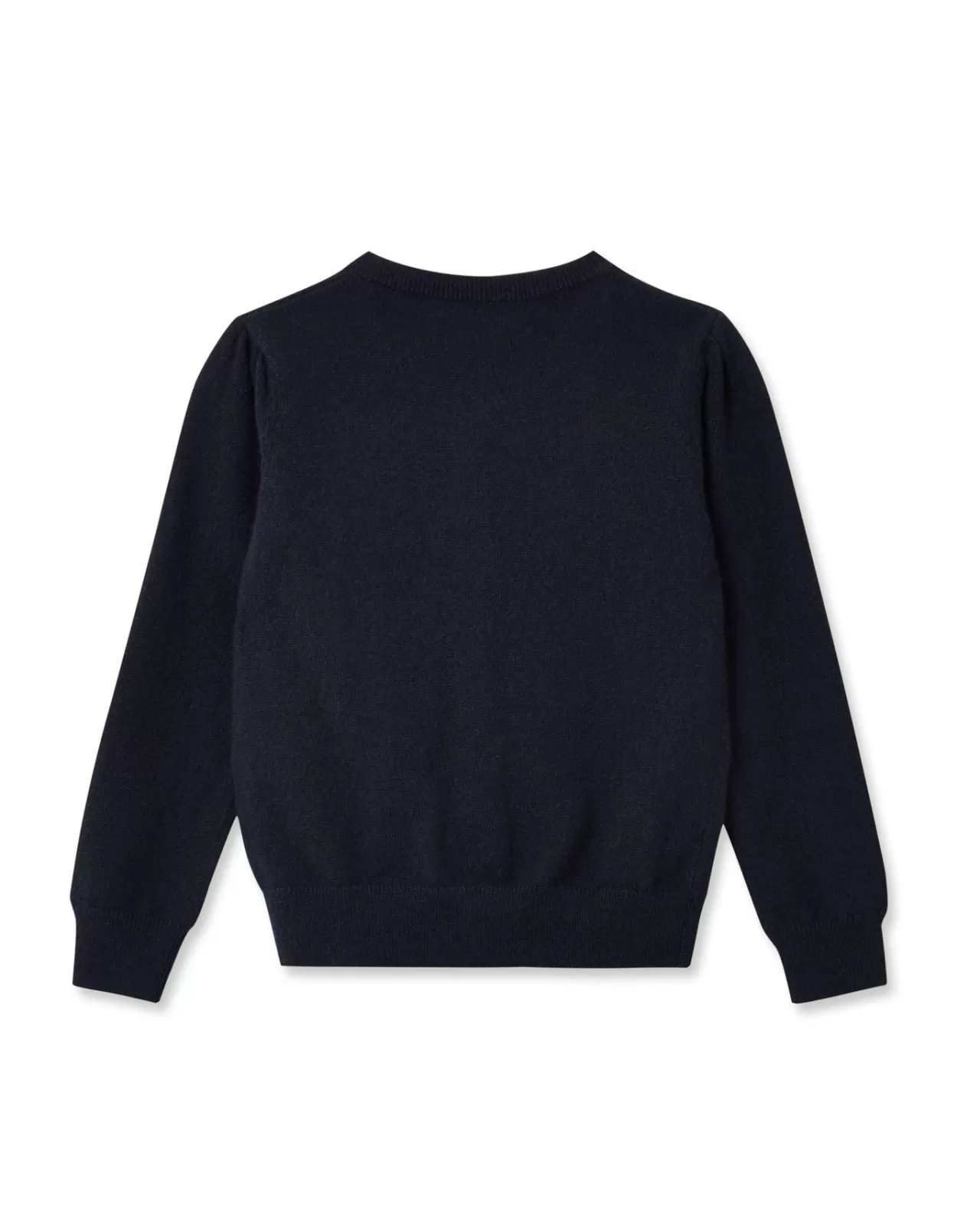 Children N.Peal Girls | Girls Round Neck Cashmere Cardigan