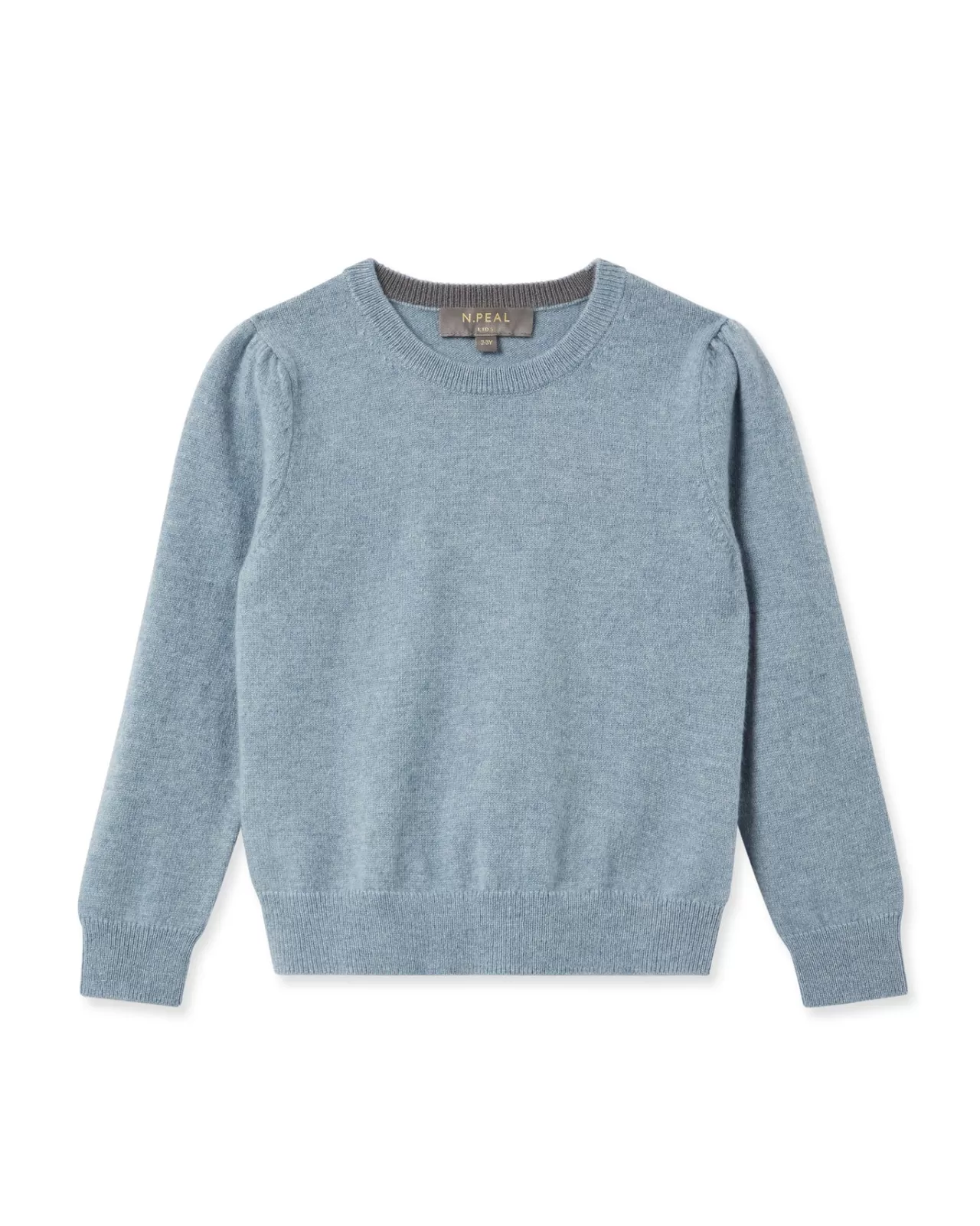 Children N.Peal Girls | Girls Round Neck Cashmere Jumper