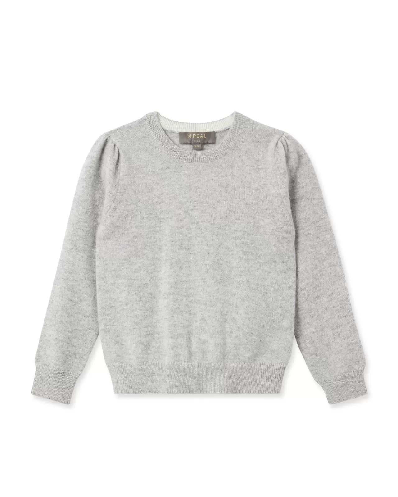 Children N.Peal Girls | Girls Round Neck Cashmere Jumper