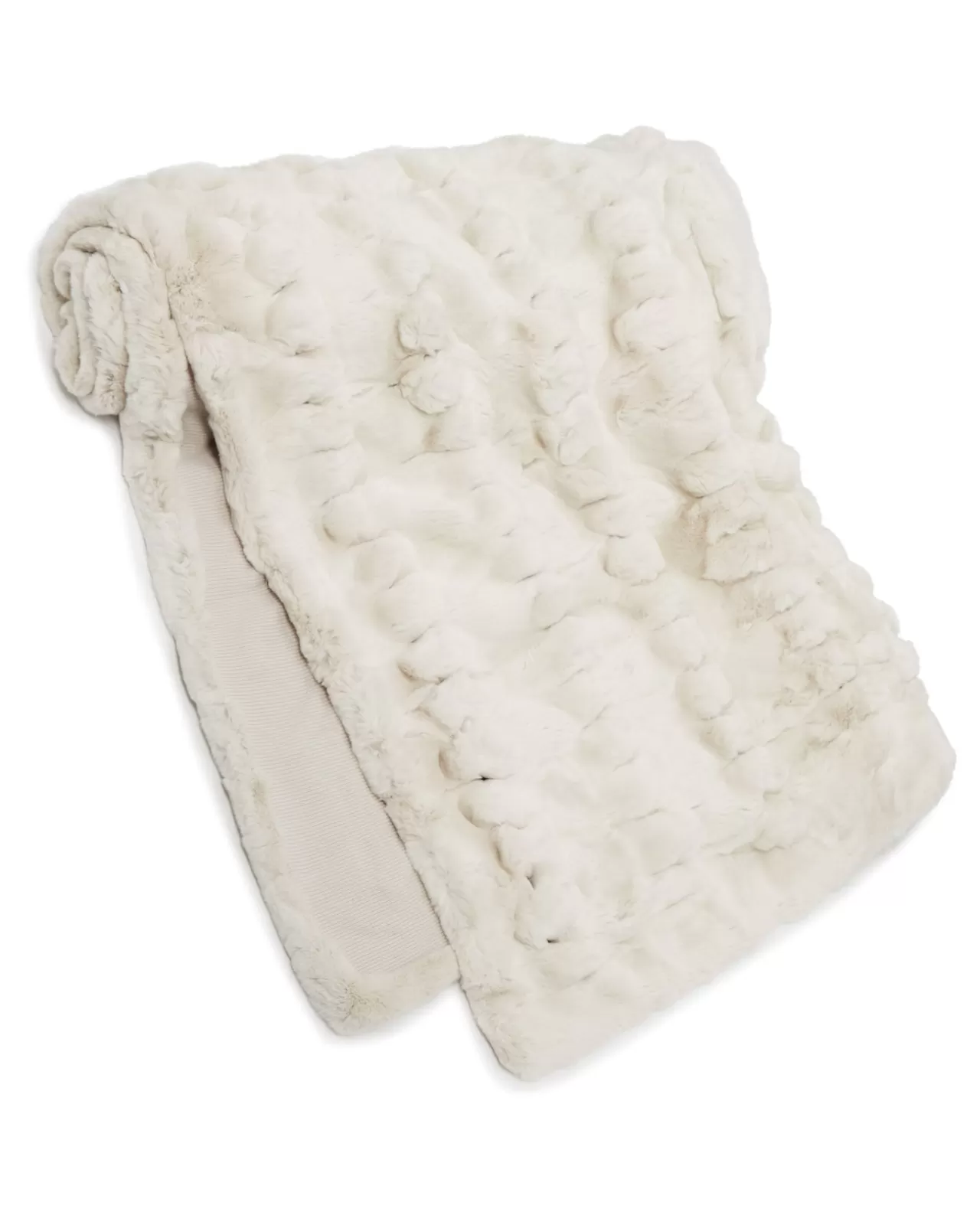Women N.Peal Homeware | Knitted Fur Blanket