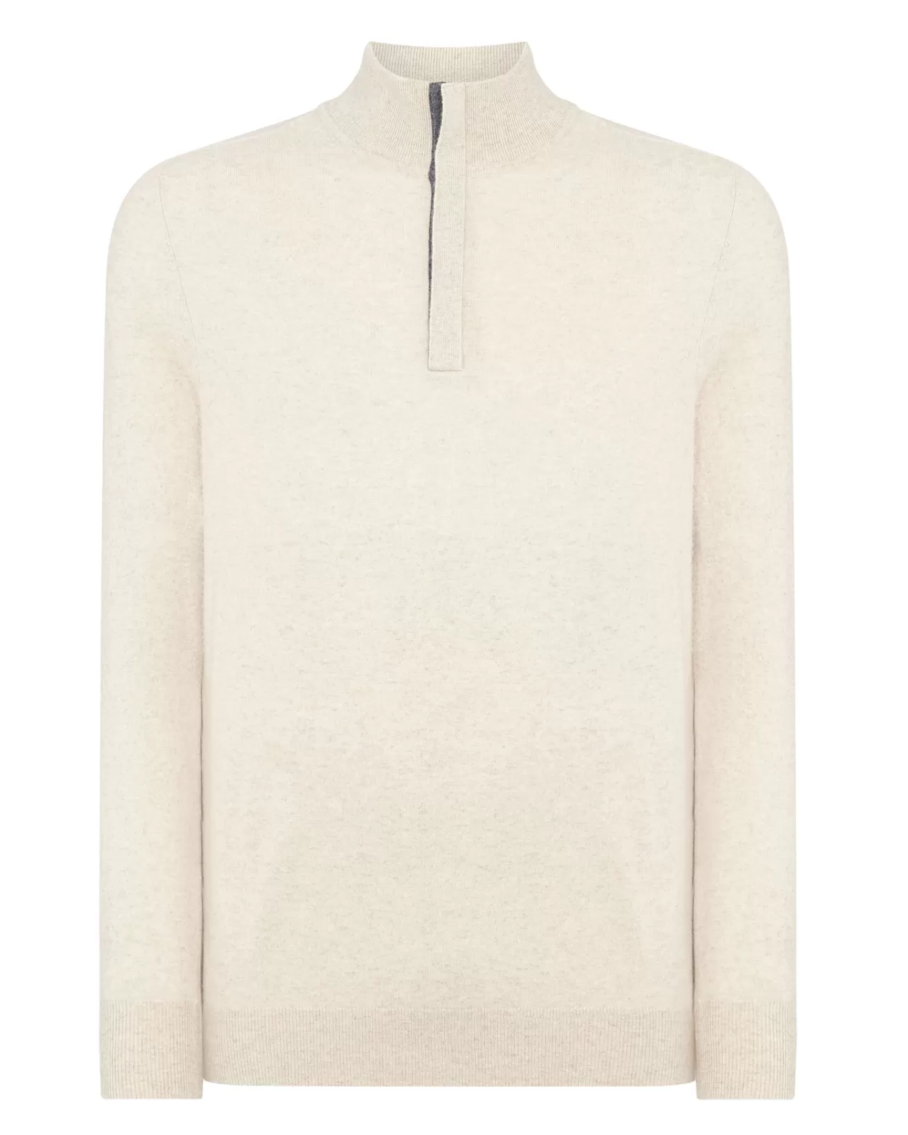 Men N.Peal Half & Full Zip Knitwear | Men'S Baby Cashmere Half Zip Jumper