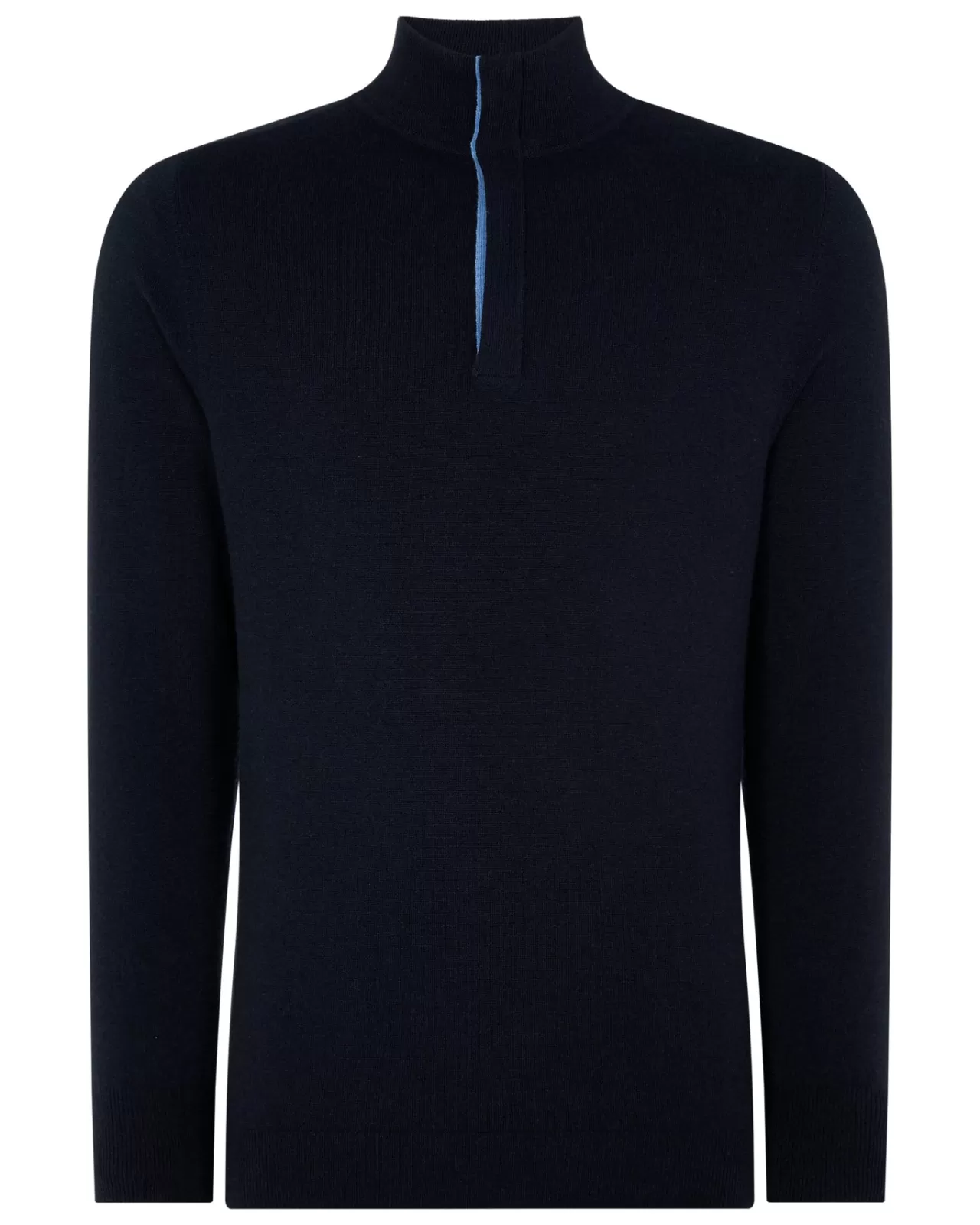 Men N.Peal Half & Full Zip Knitwear | Men'S Baby Cashmere Half Zip Jumper