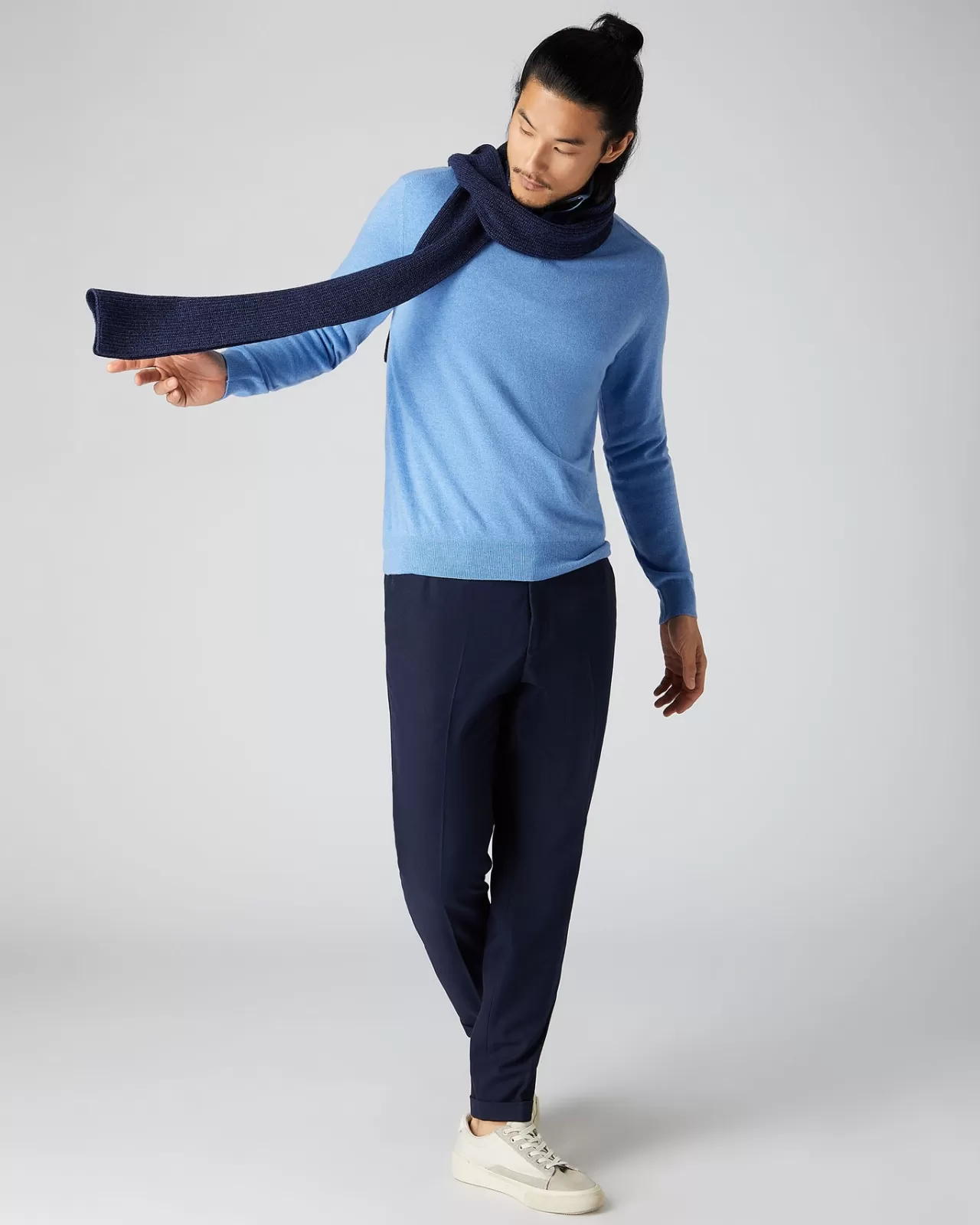 Men N.Peal V Necks | Men'S Baby Cashmere V Neck Jumper