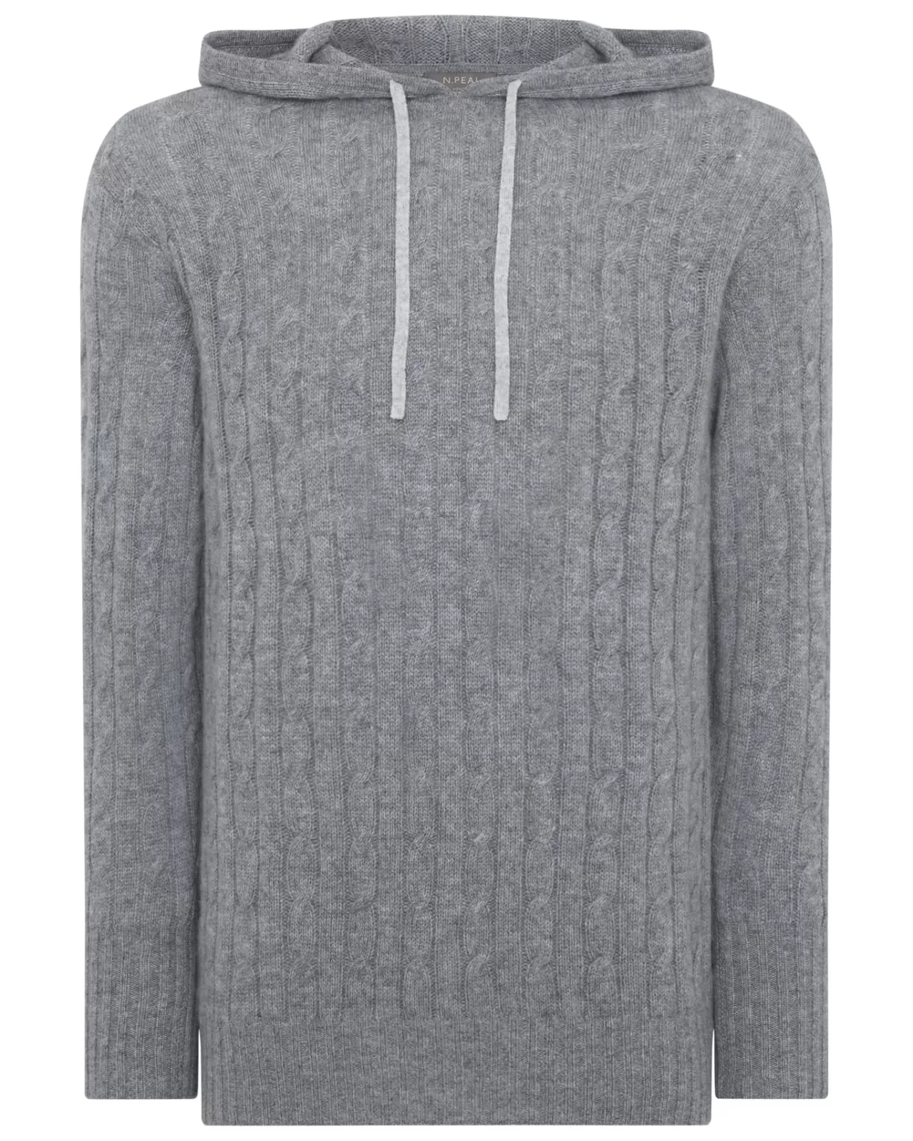 Men N.Peal Hoodies | Men'S Cable Cashmere Hoodie