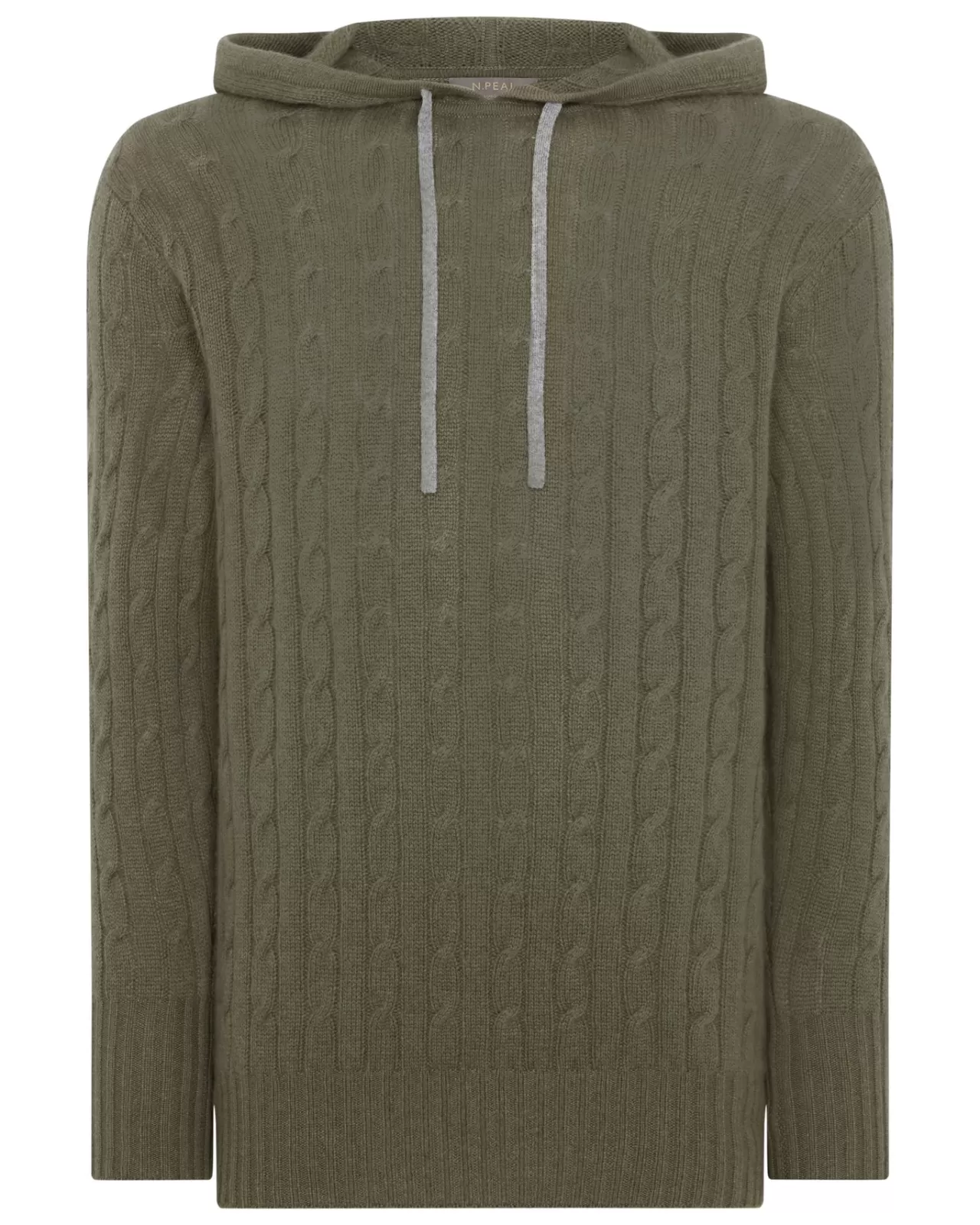 Men N.Peal Hoodies | Men'S Cable Cashmere Hoodie