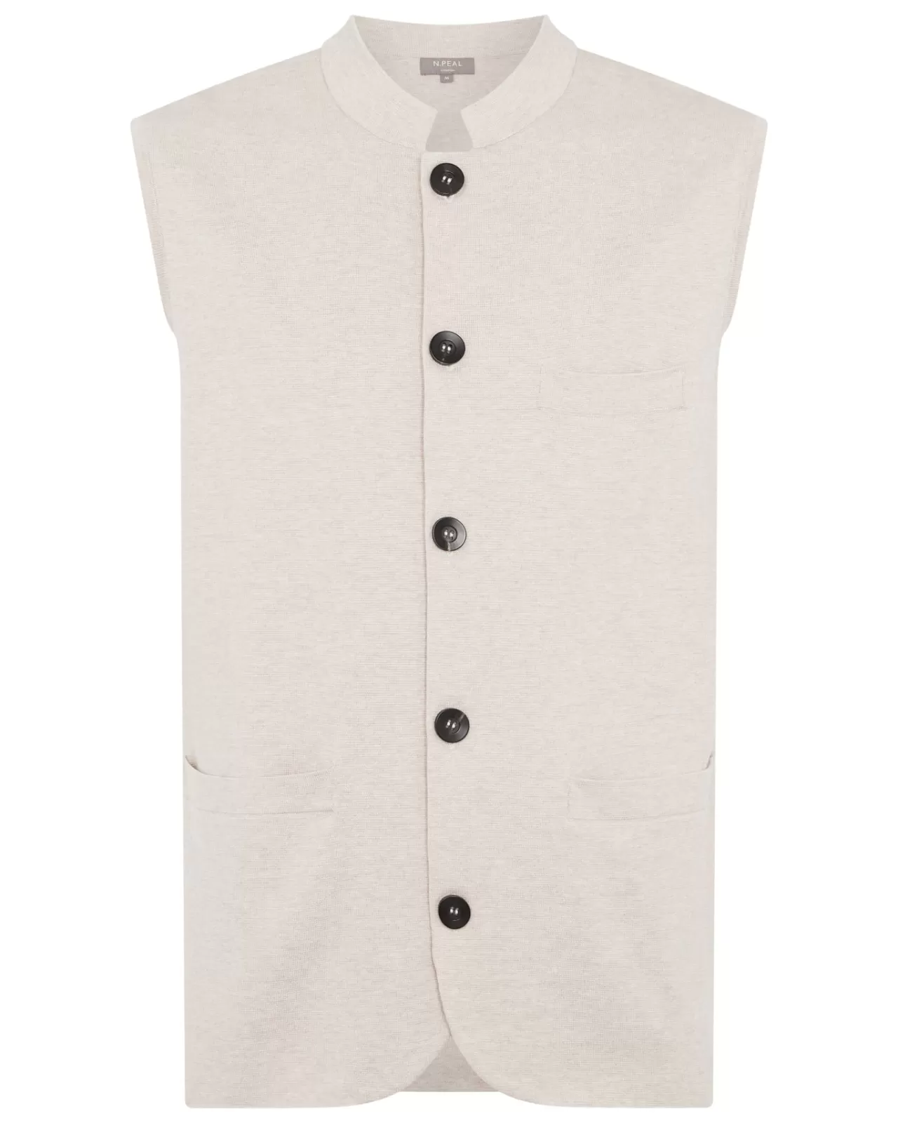 Men N.Peal Gilets & Waistcoats | Men'S Cotton Cashmere Waistcoat