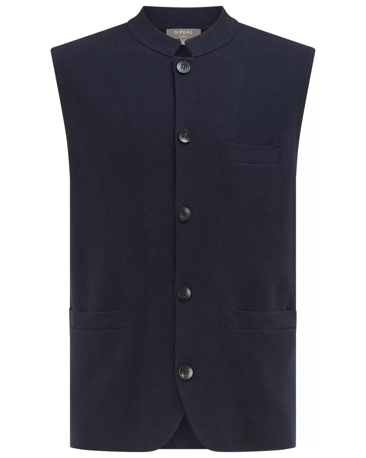 Men N.Peal Gilets & Waistcoats | Men'S Cotton Cashmere Waistcoat