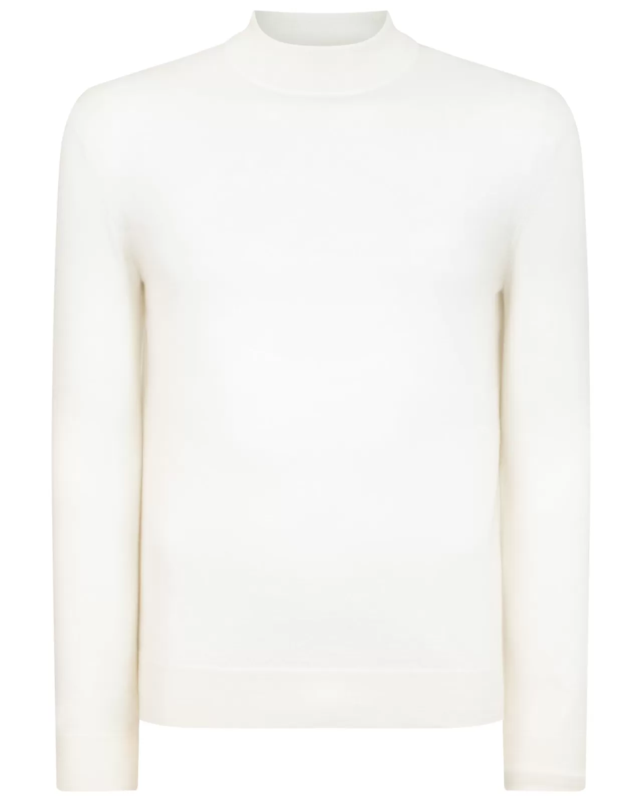 Men N.Peal Roll Necks | Men'S Fine Gauge Cashmere Mock Turtle Neck Jumper