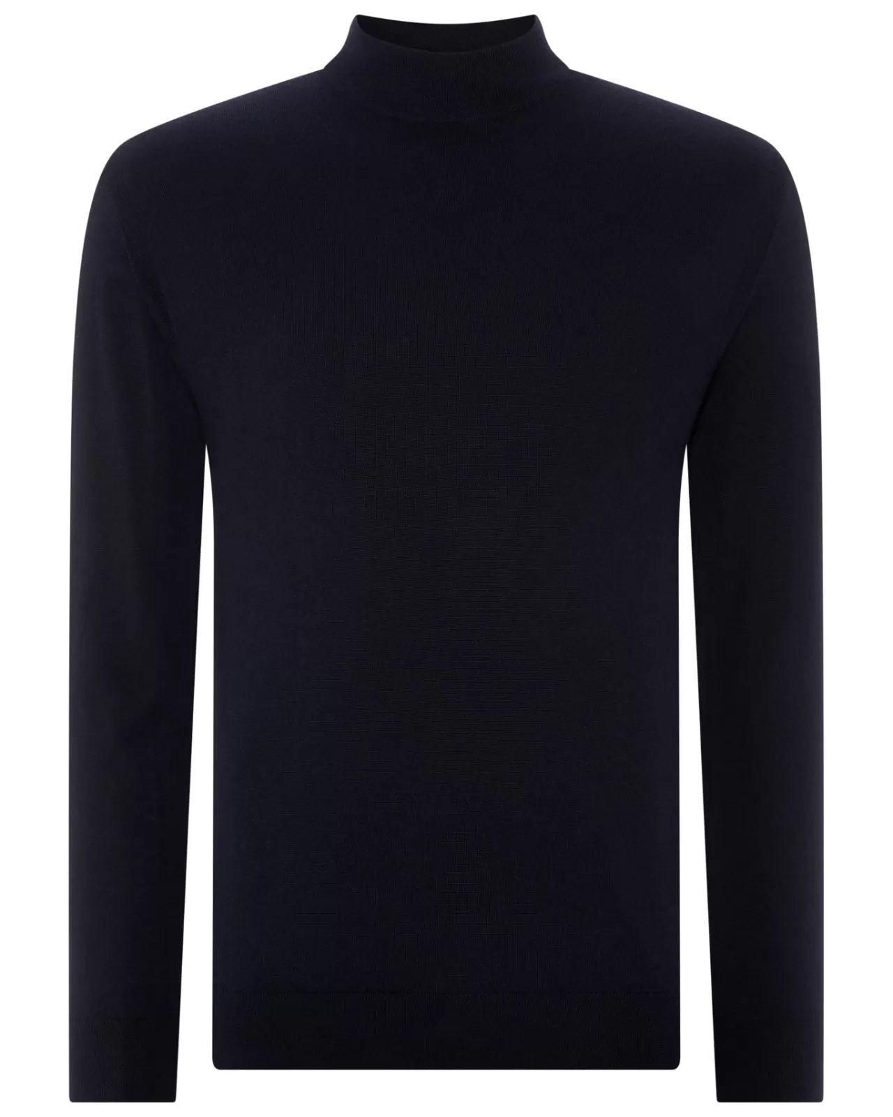 Men N.Peal Roll Necks | Men'S Fine Gauge Cashmere Mock Turtle Neck Jumper