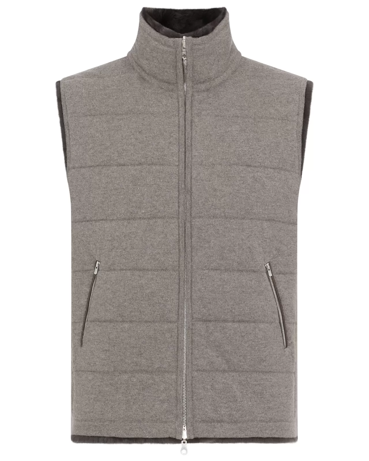 Men N.Peal Gilets & Waistcoats | Men'S Fur Lined Gilet