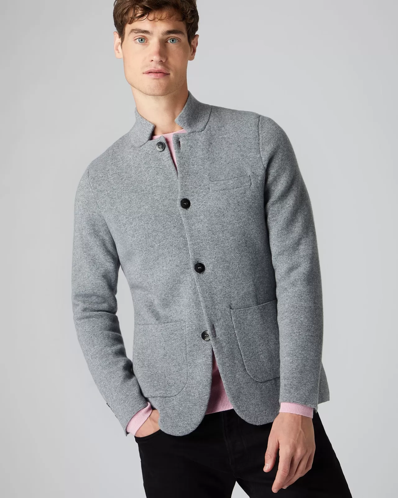 Men N.Peal Coats & Jackets | Men'S Milano Cashmere Jacket