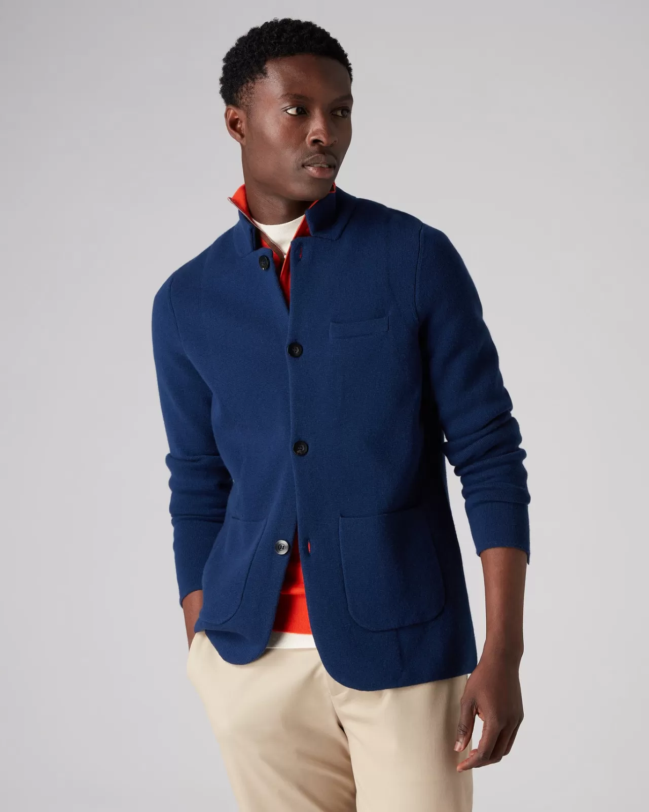 Men N.Peal Coats & Jackets | Men'S Milano Cashmere Jacket