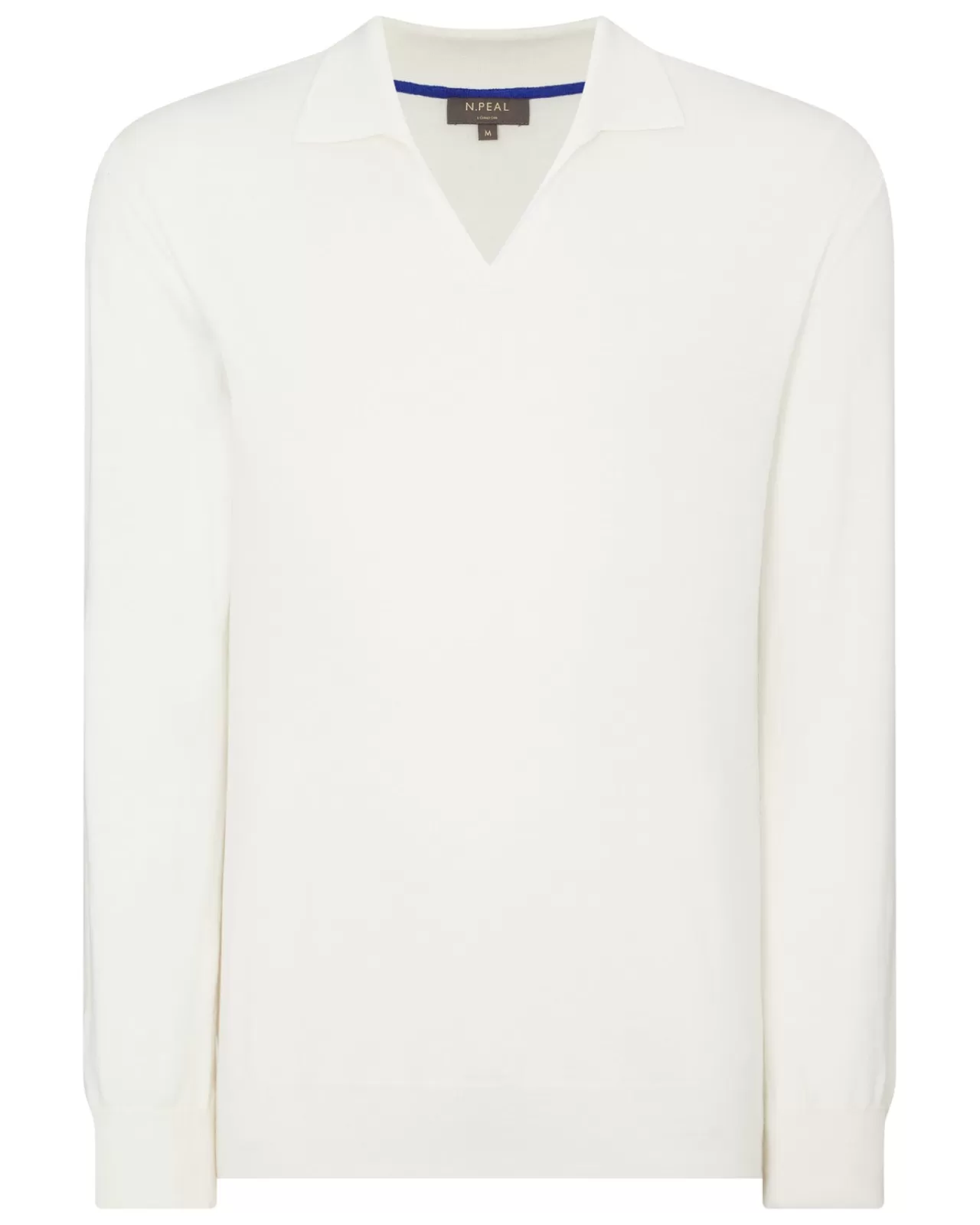 Men N.Peal Polos & T-Shirts | Men'S Polo Neck Cotton Cashmere Jumper