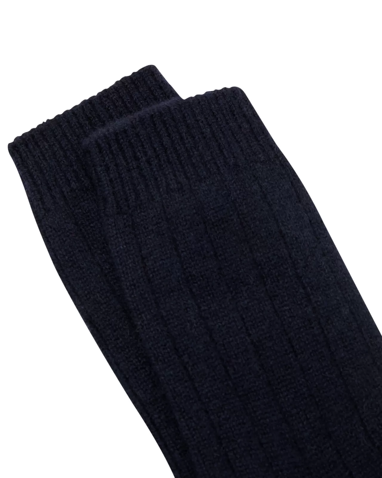 Men N.Peal Socks | Men'S Rib Cashmere House Socks