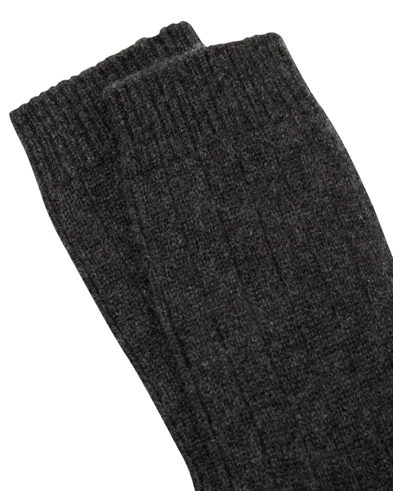 Men N.Peal Socks | Men'S Rib Cashmere House Socks