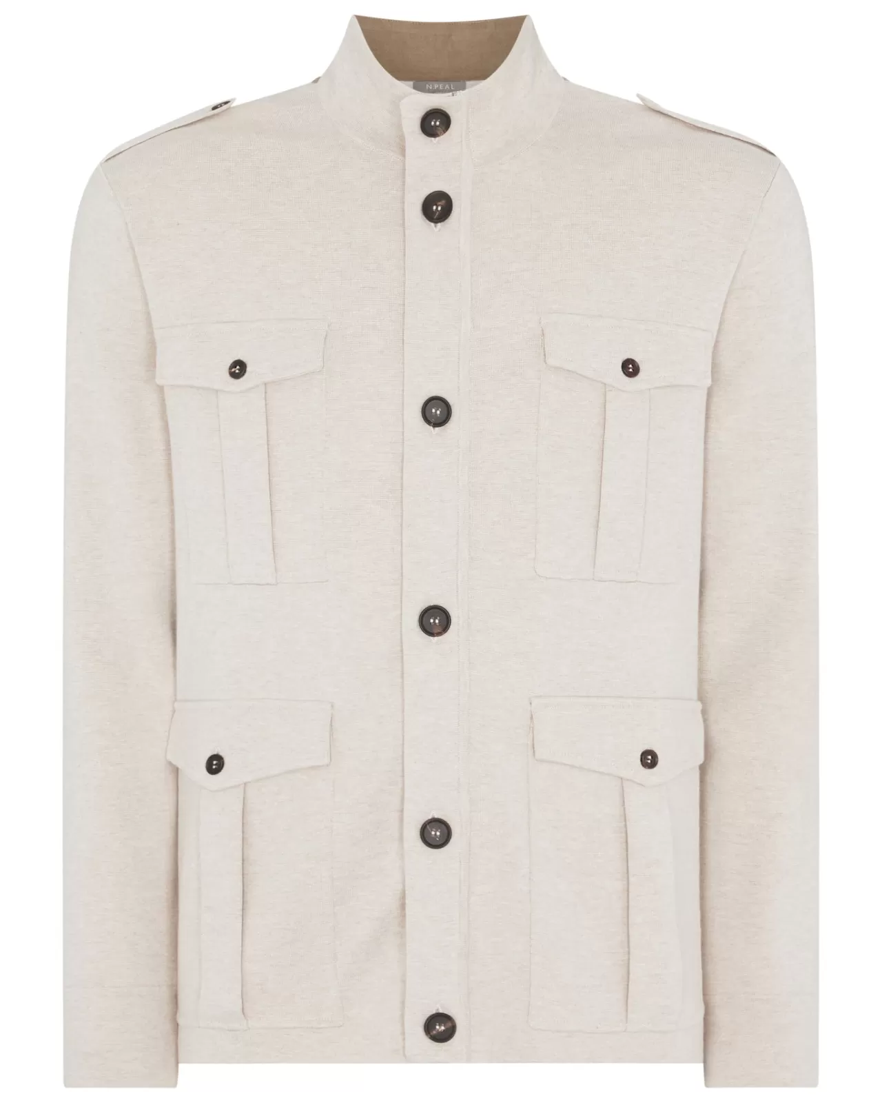 Men N.Peal Coats & Jackets | Men'S Safari Cotton Cashmere Jacket