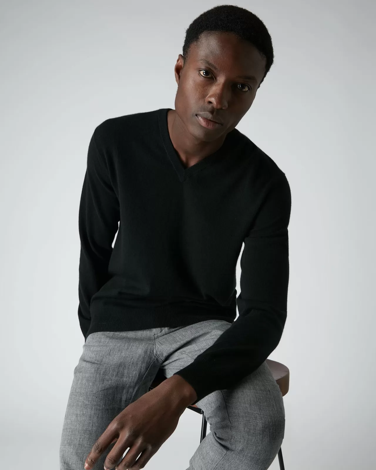 Men N.Peal V Necks | Men'S The Burlington V Neck Cashmere Jumper