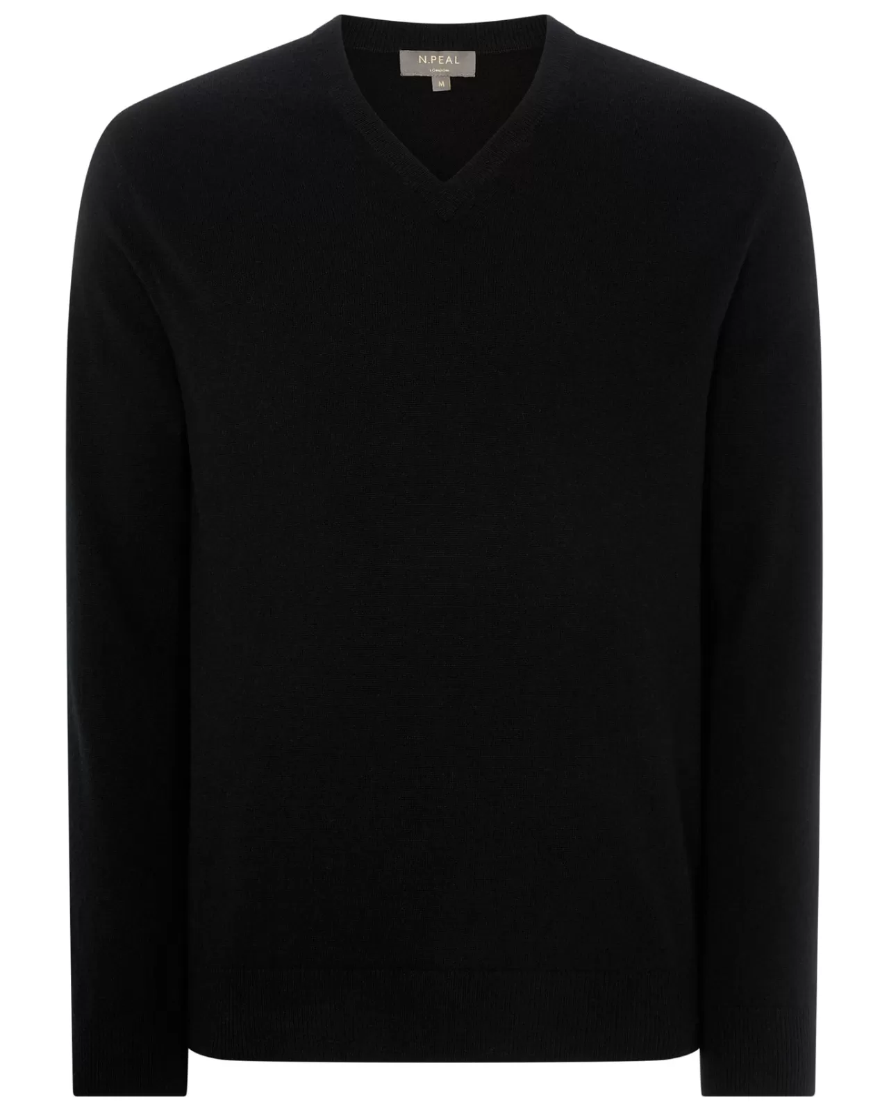 Men N.Peal V Necks | Men'S The Burlington V Neck Cashmere Jumper