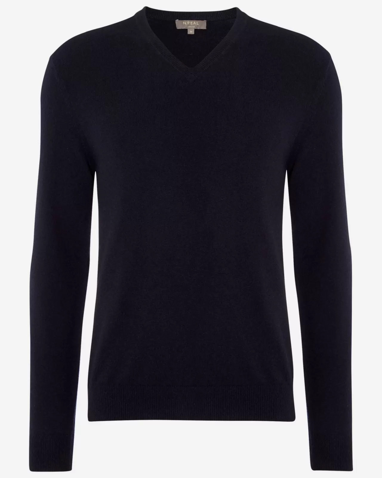 Men N.Peal V Necks | Men'S The Burlington V Neck Cashmere Jumper