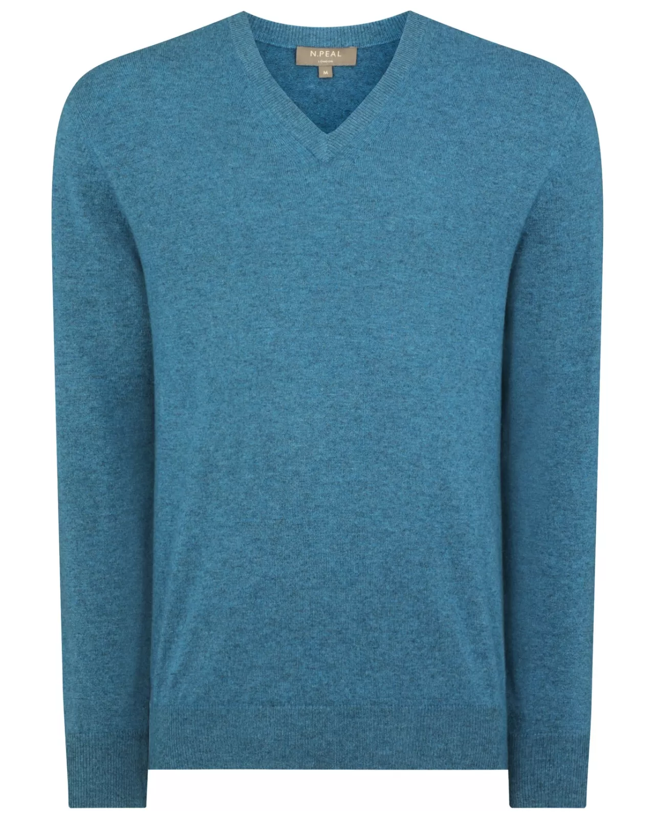 Men N.Peal V Necks | Men'S The Burlington V Neck Cashmere Jumper