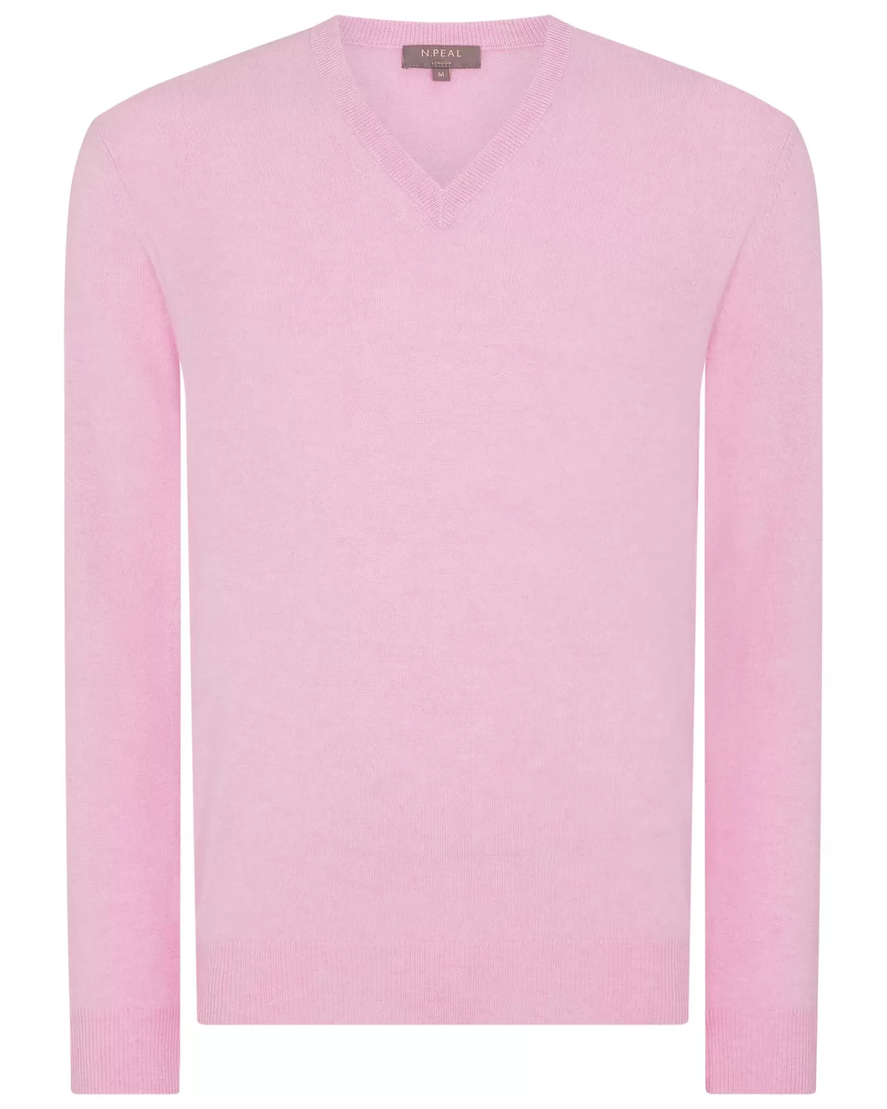 Men N.Peal V Necks | Men'S The Burlington V Neck Cashmere Jumper