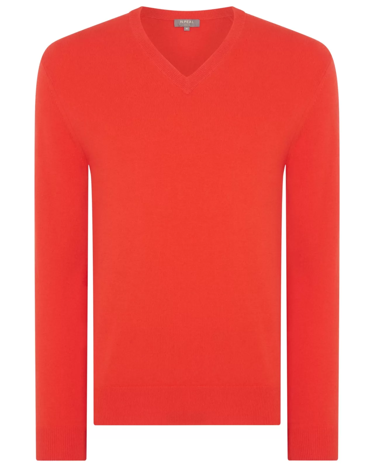 Men N.Peal V Necks | Men'S The Burlington V Neck Cashmere Jumper