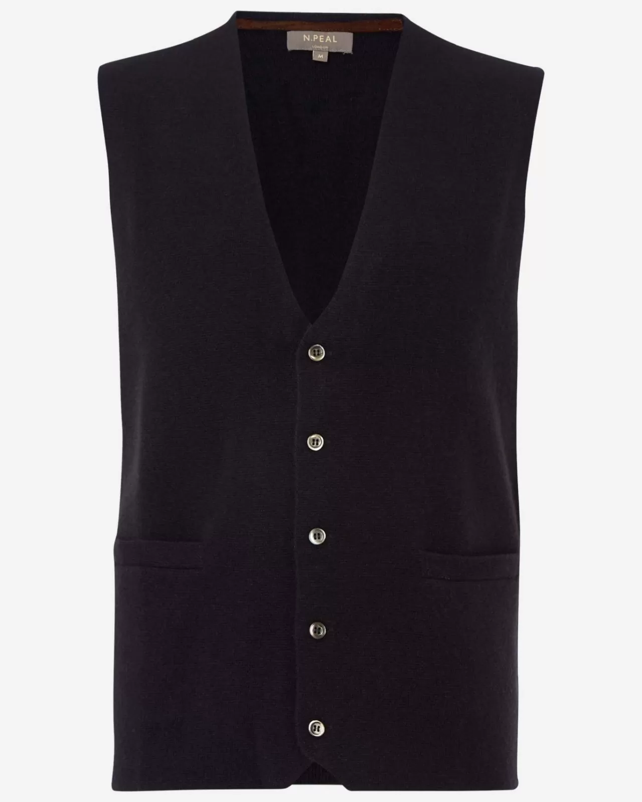 Men N.Peal Gilets & Waistcoats | Men'S The Chelsea Milano Cashmere Waistcoat