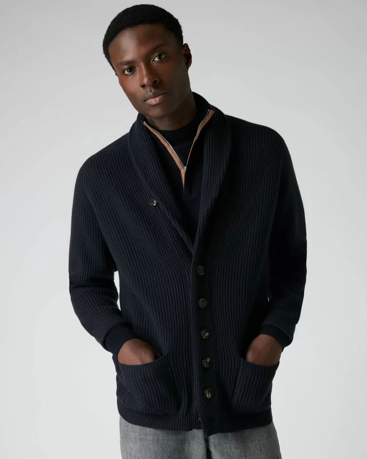 Men N.Peal Cardigans | Men'S The Kensington Cashmere Cardigan