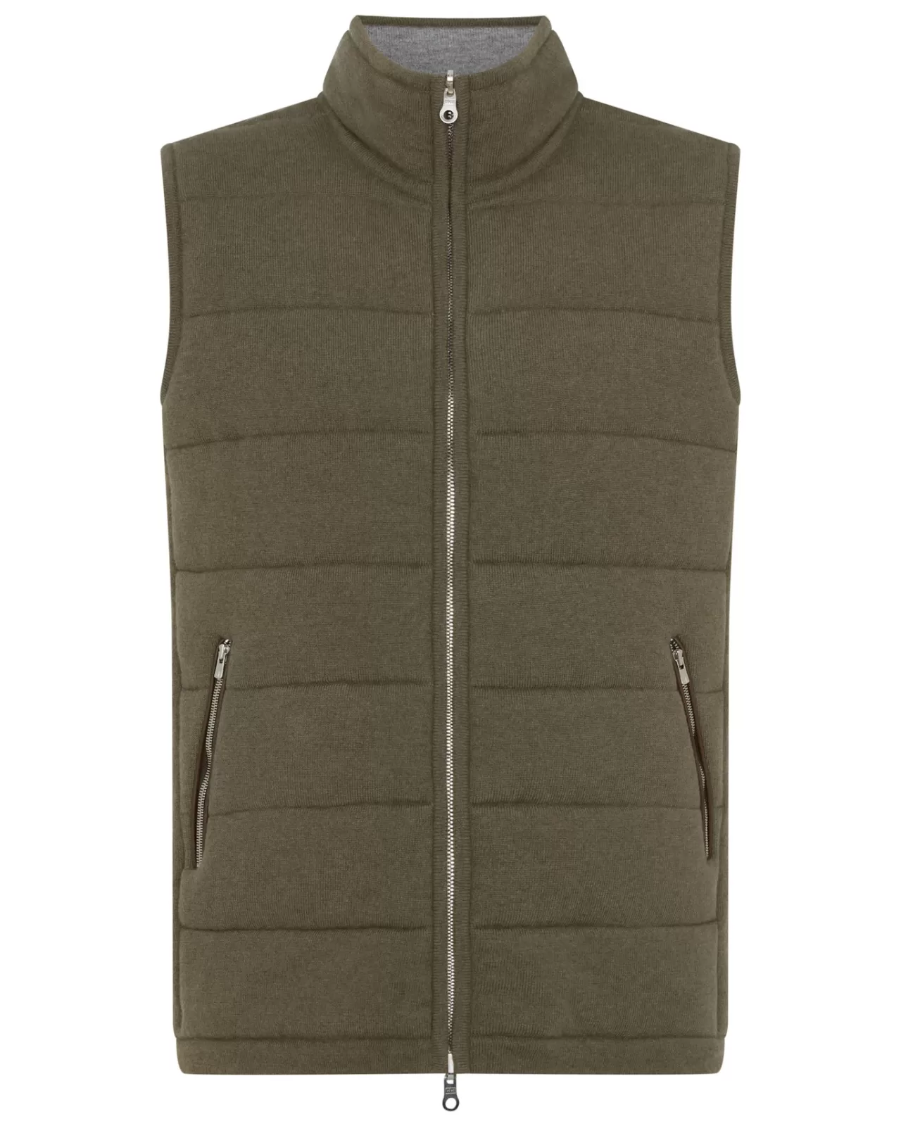 Men N.Peal Gilets & Waistcoats | Men'S The Mall Quilted Cashmere Gilet