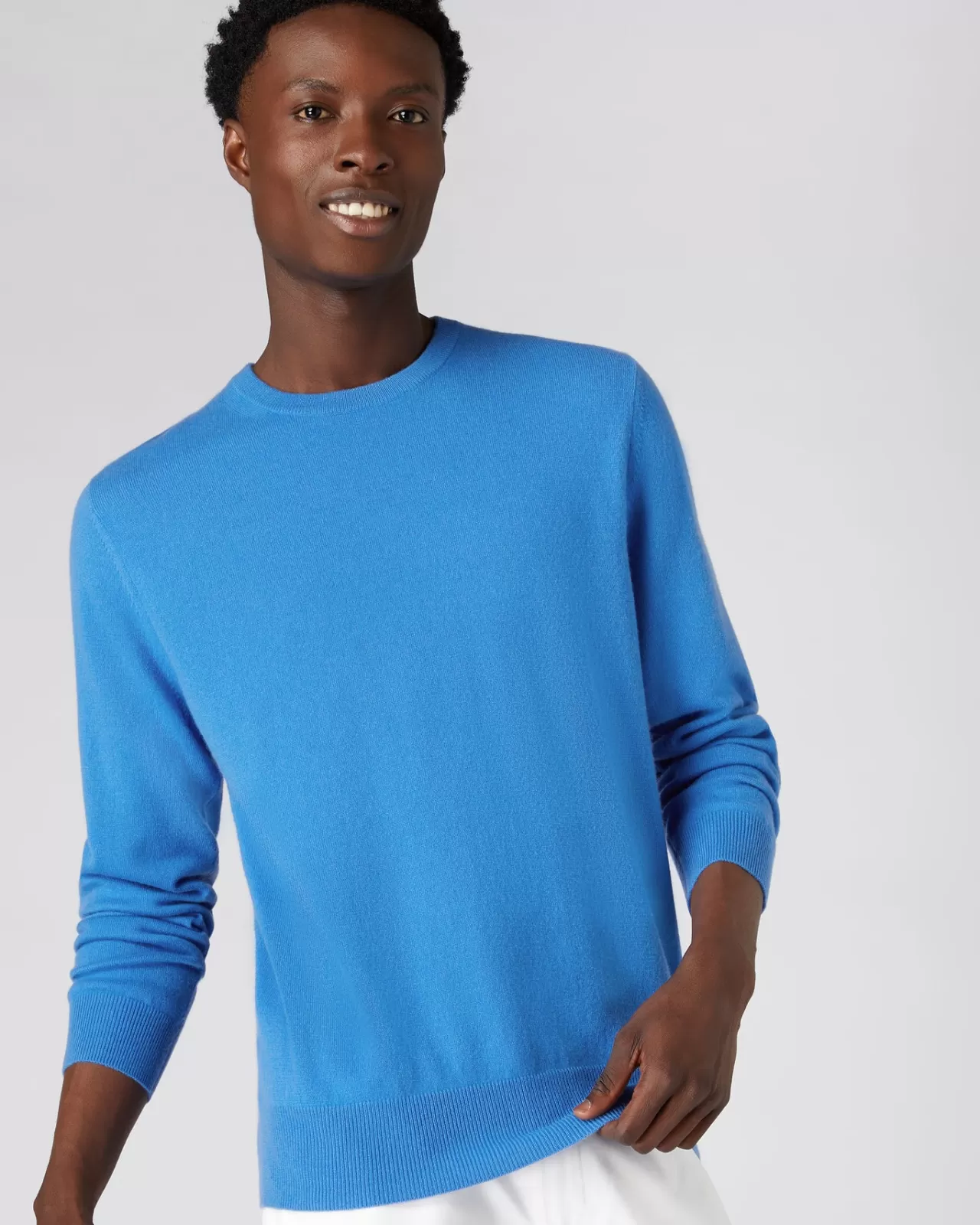 Men N.Peal Round Necks | Men'S The Oxford Round Neck Cashmere Jumper