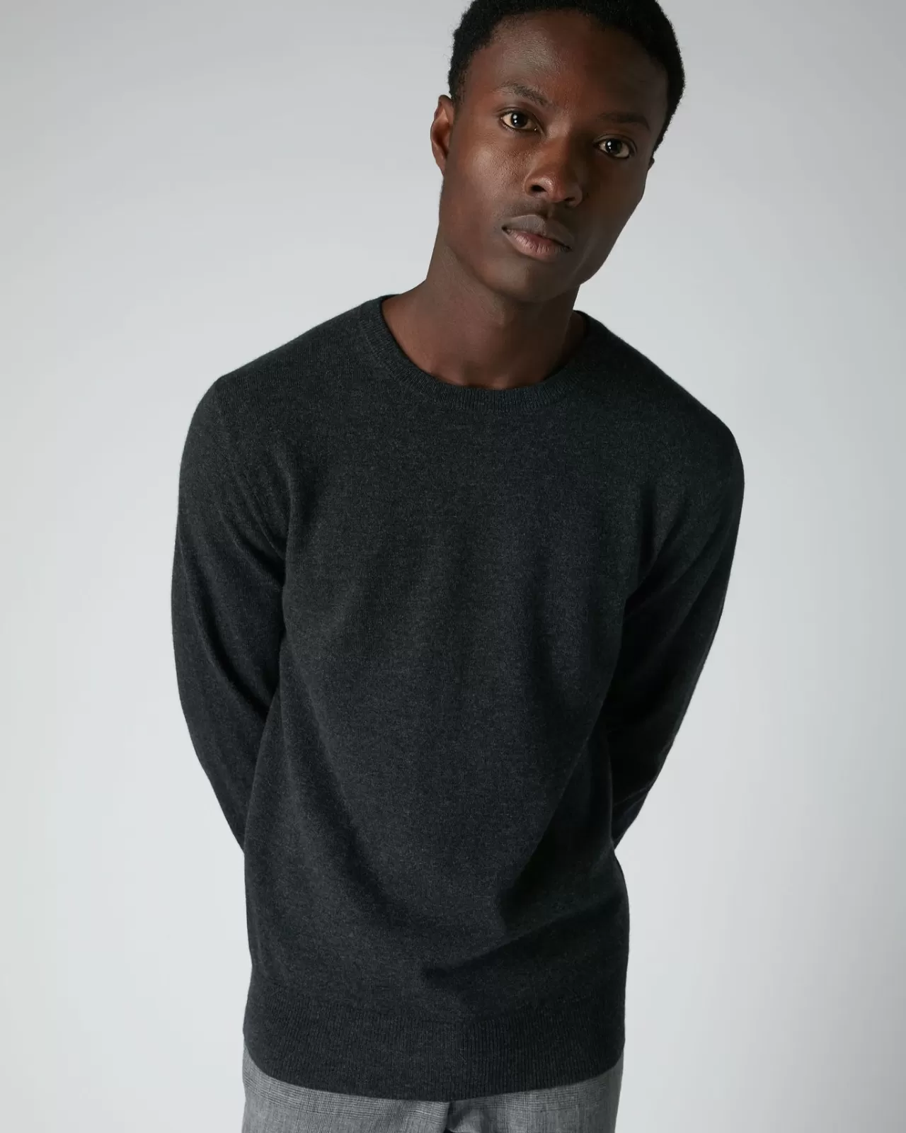 Men N.Peal Round Necks | Men'S The Oxford Round Neck Cashmere Jumper