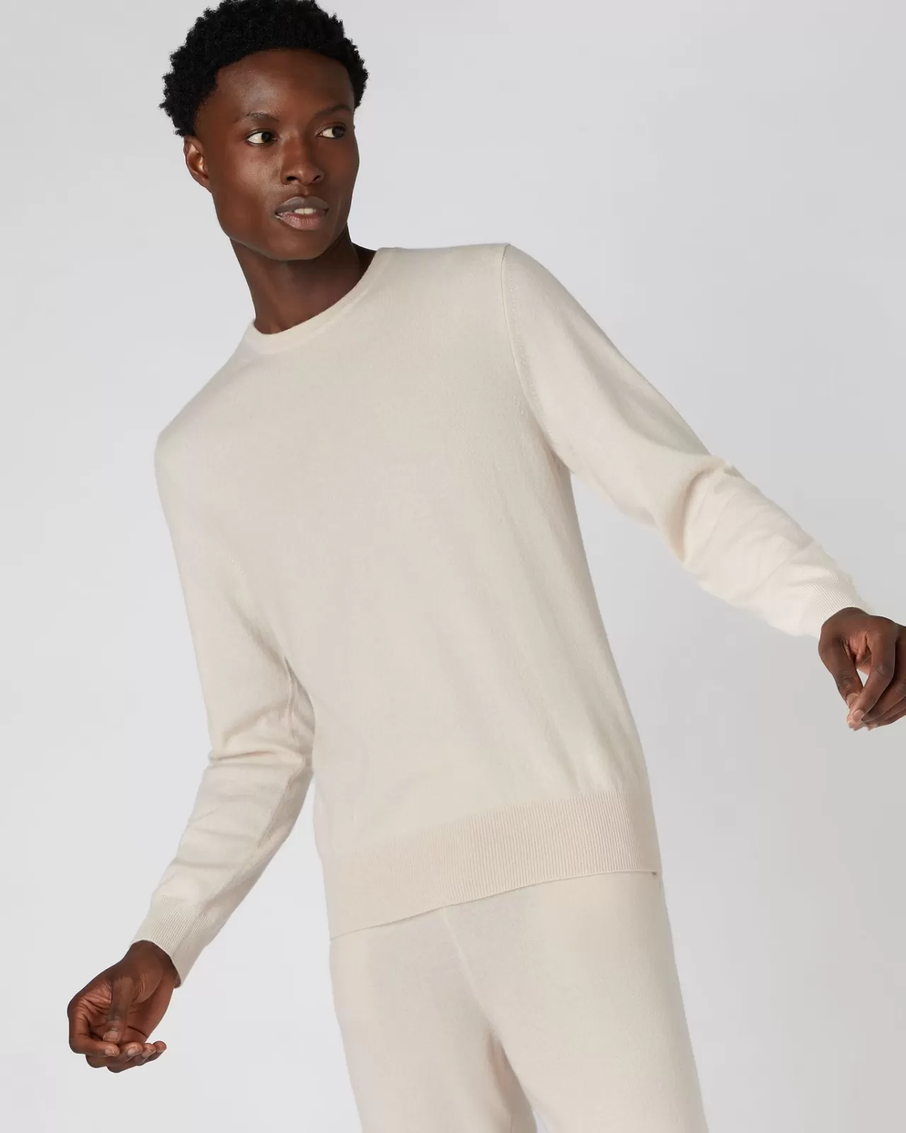 Men N.Peal Round Necks | Men'S The Oxford Round Neck Cashmere Jumper