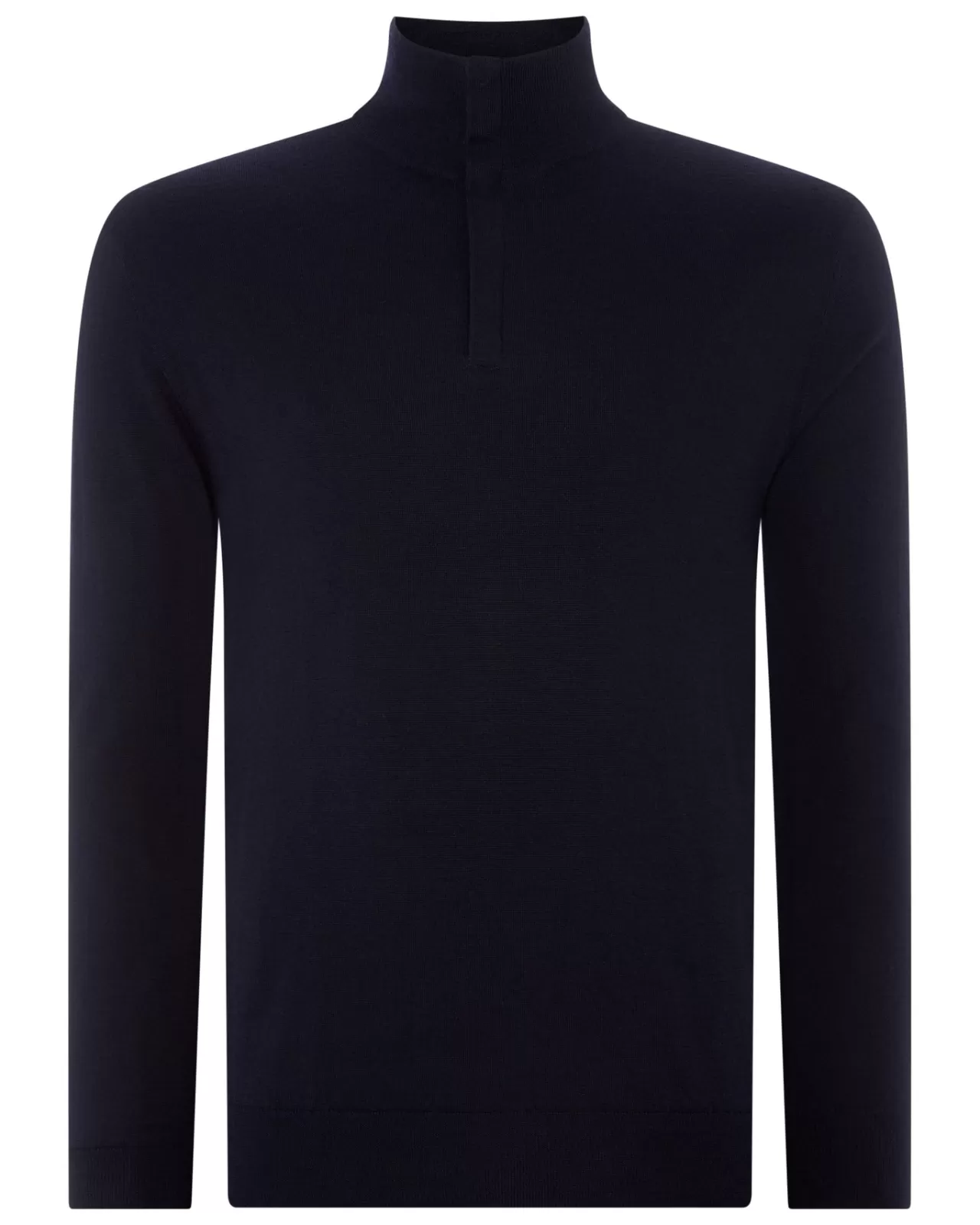 Men N.Peal Half & Full Zip Knitwear | Men'S The Regent Fine Gauge Cashmere Half Zip Jumper