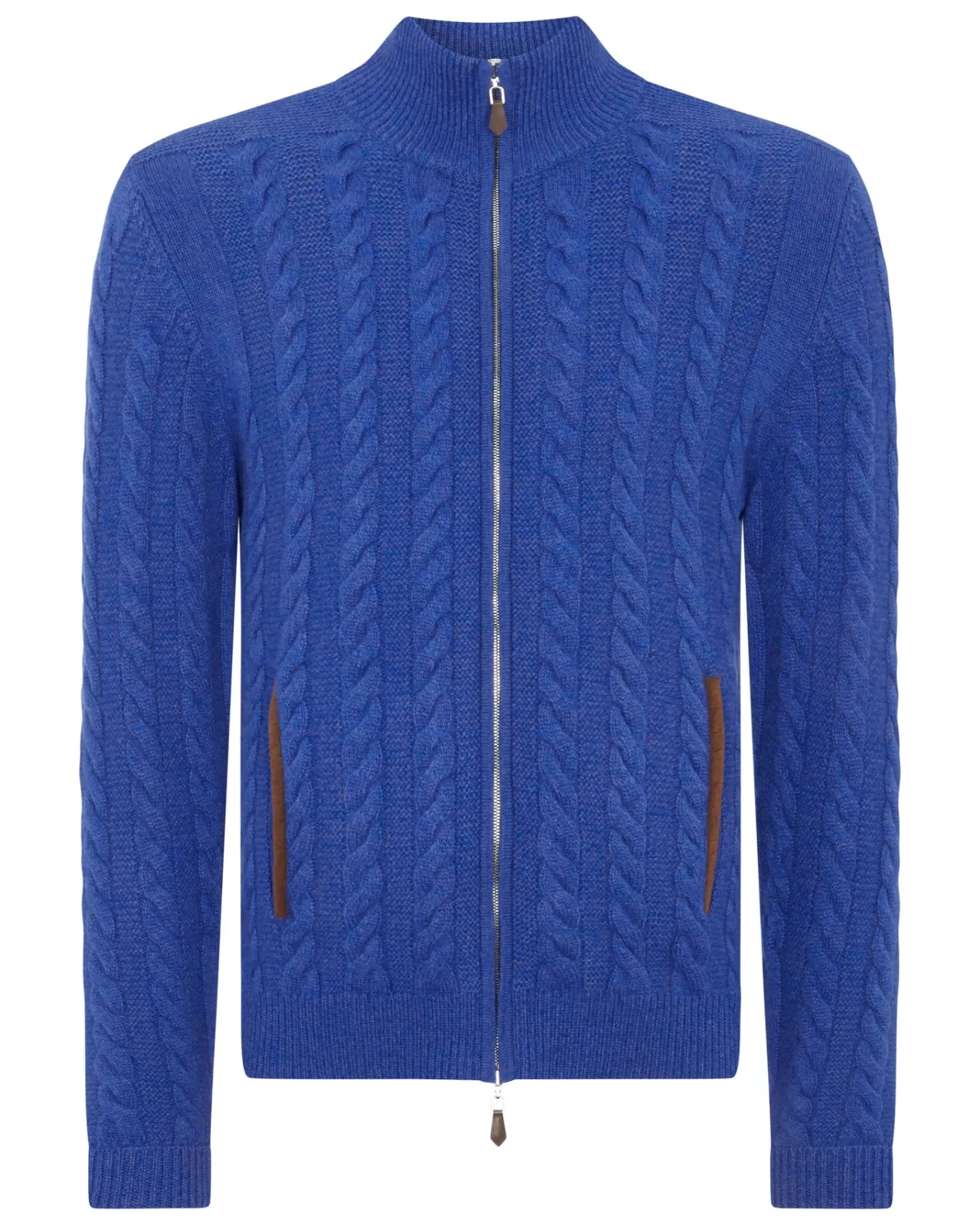 Men N.Peal Cardigans | Men'S The Richmond Cable Cashmere Cardigan