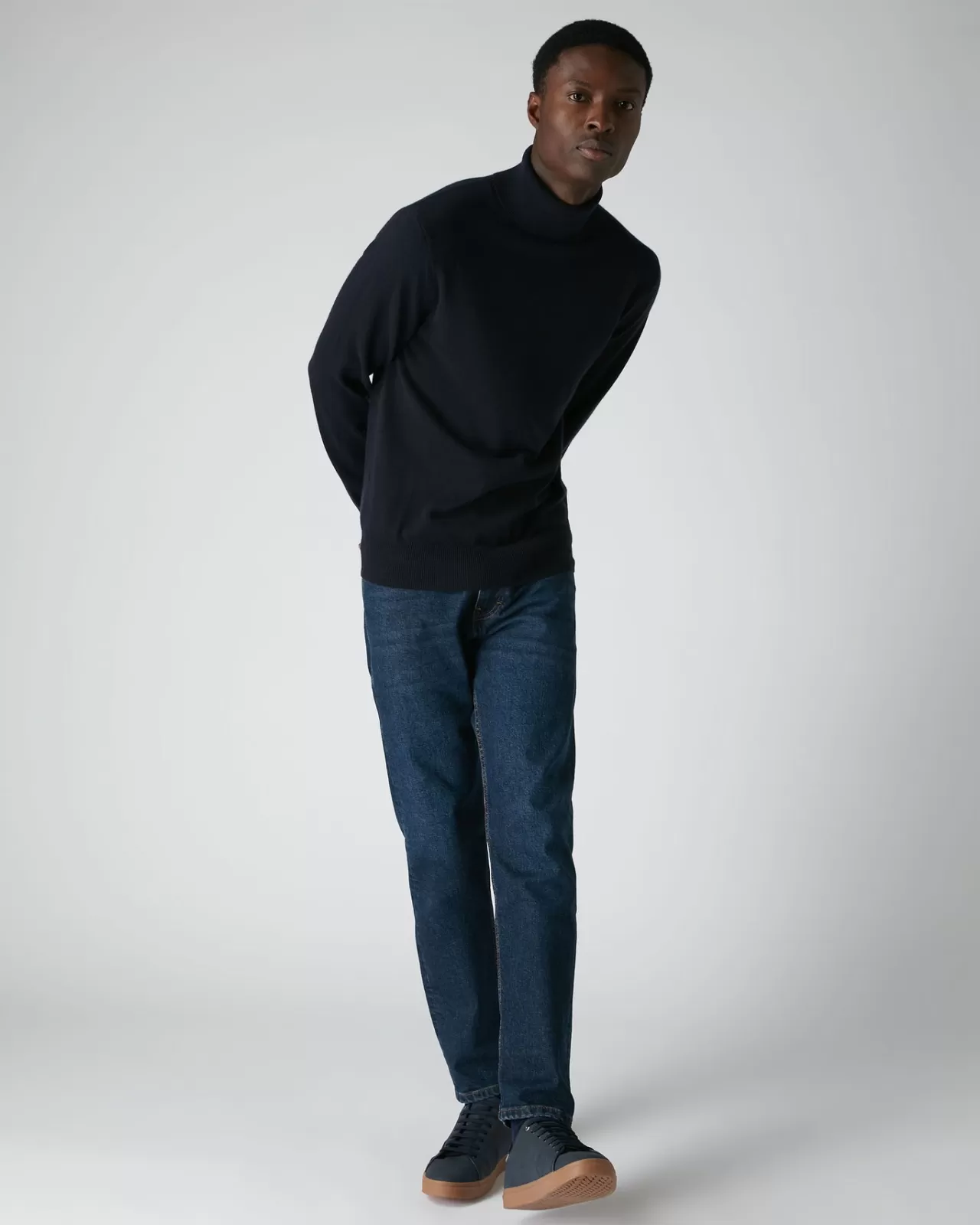 Men N.Peal Roll Necks | Men'S The Trafalgar Polo Neck Cashmere Jumper