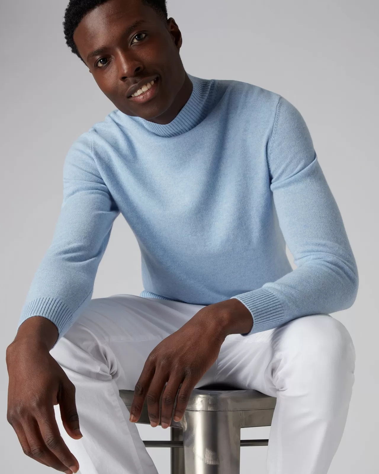 Men N.Peal Roll Necks | Men'S Turtle Neck Cashmere Jumper