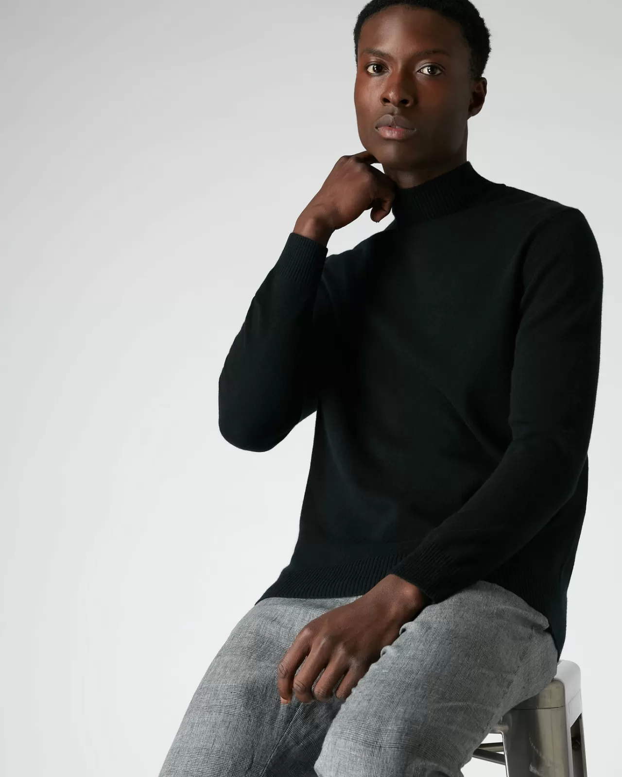 Men N.Peal Roll Necks | Men'S Turtle Neck Cashmere Jumper